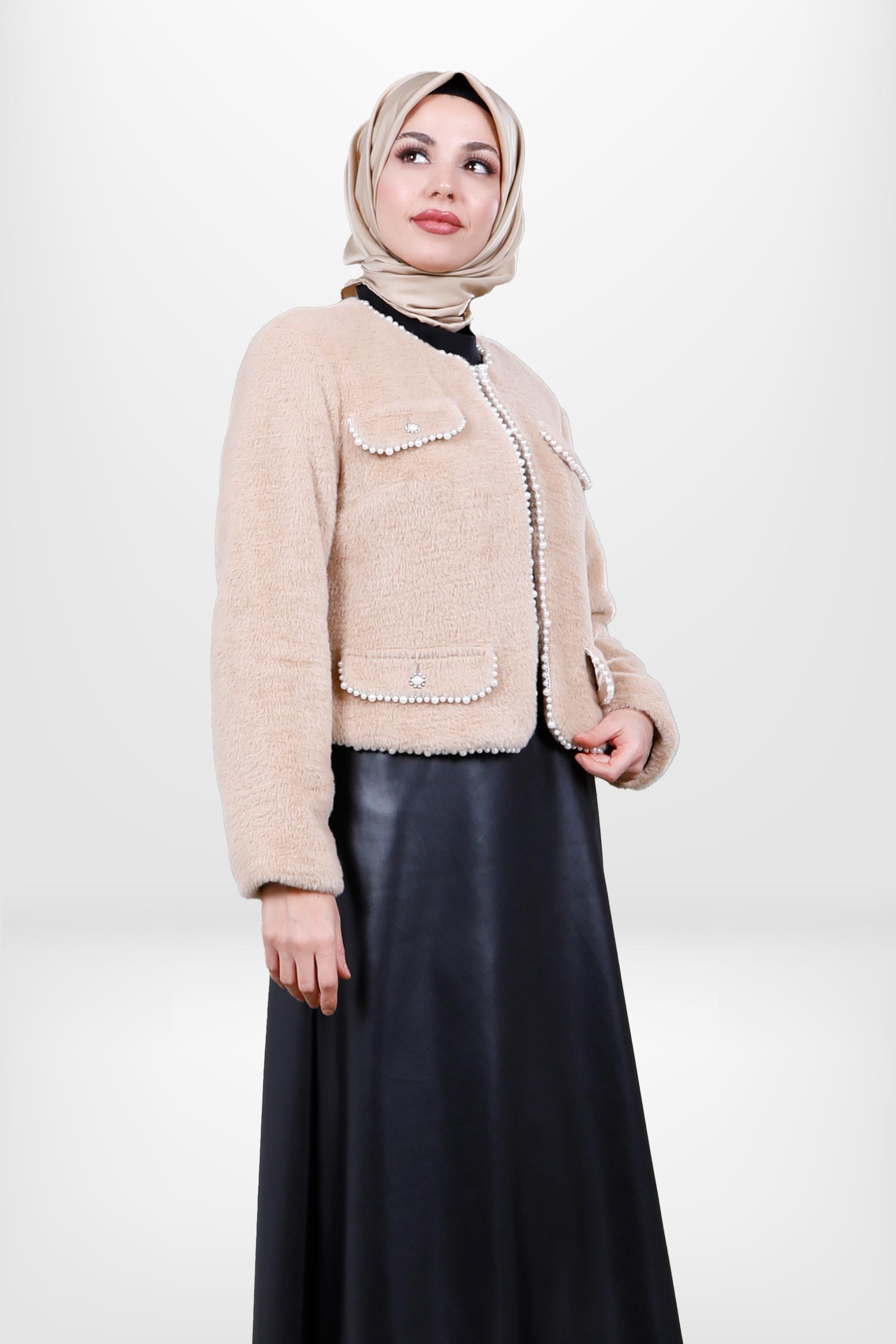 Markasız-4092 CEKET VİZON