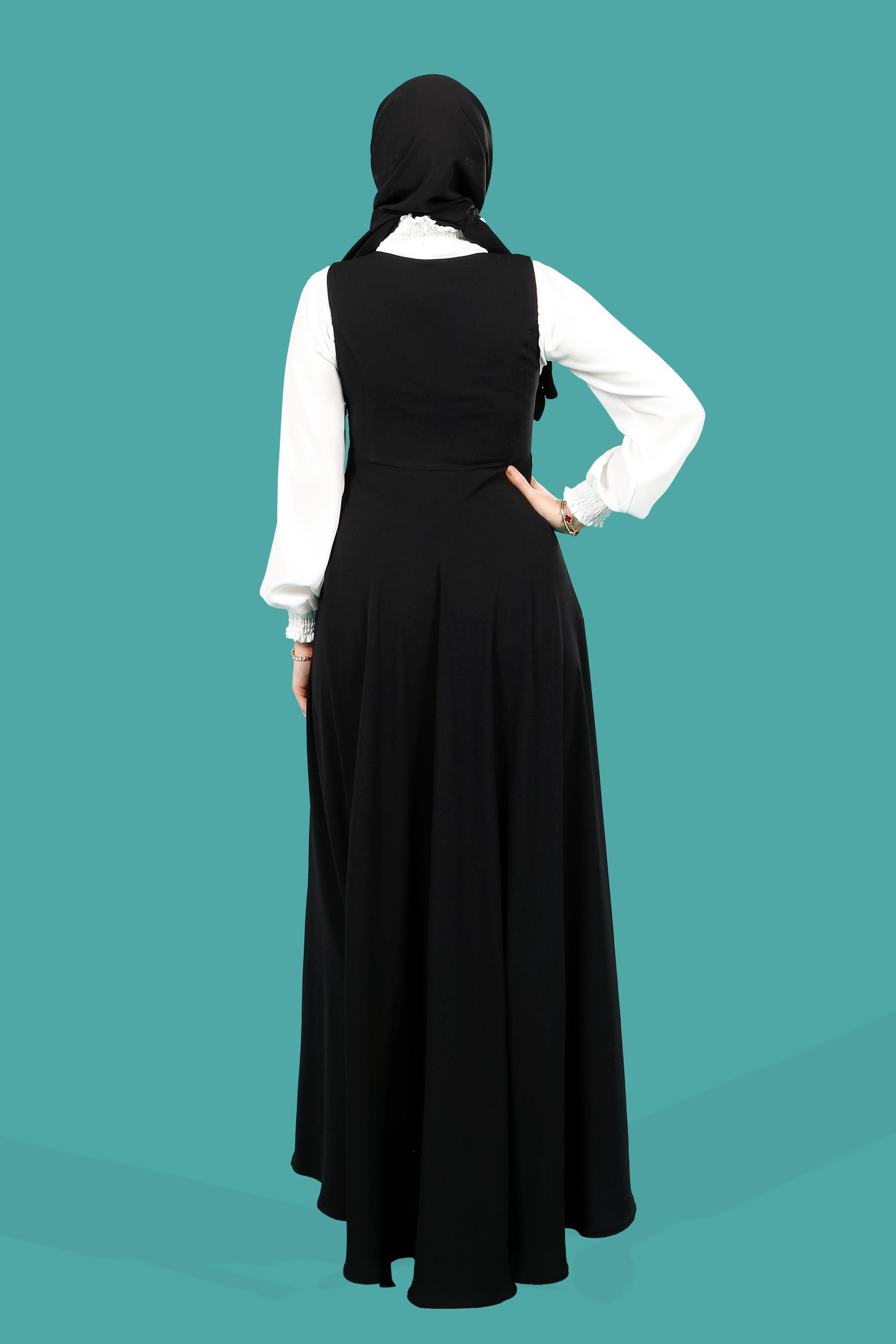 Beyza-4118 İKİLİ TAKIM GÖMLEK ELB SİYAH