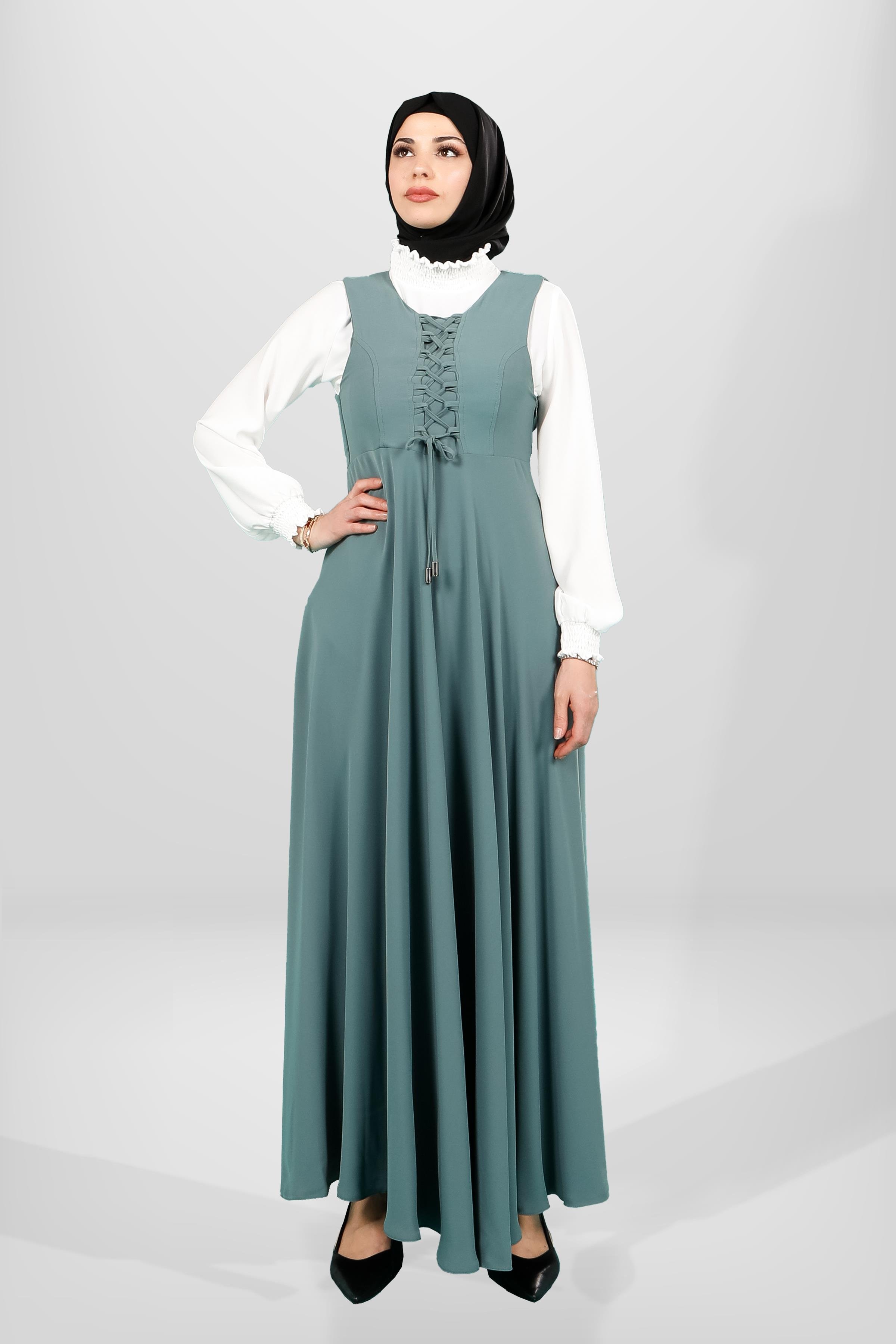 Beyza-4118 İKİLİ TAKIM GÖMLEK ELB MİNT