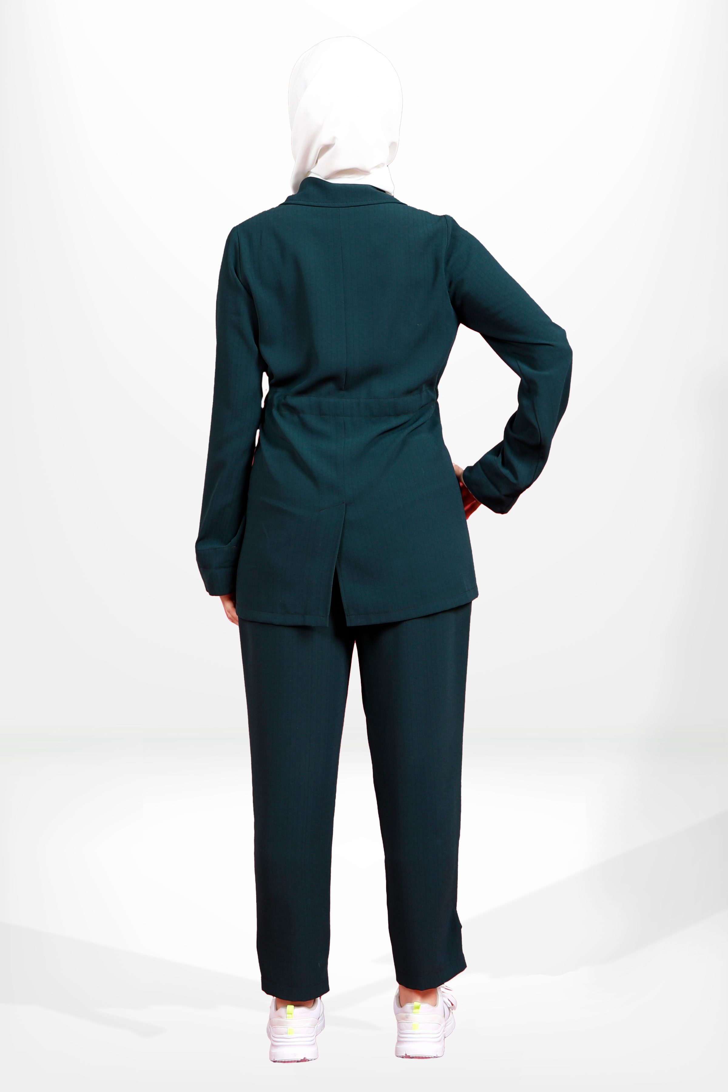 Markasız-4121 CEKET SAFARİ ZÜMRÜT YEŞİLİ