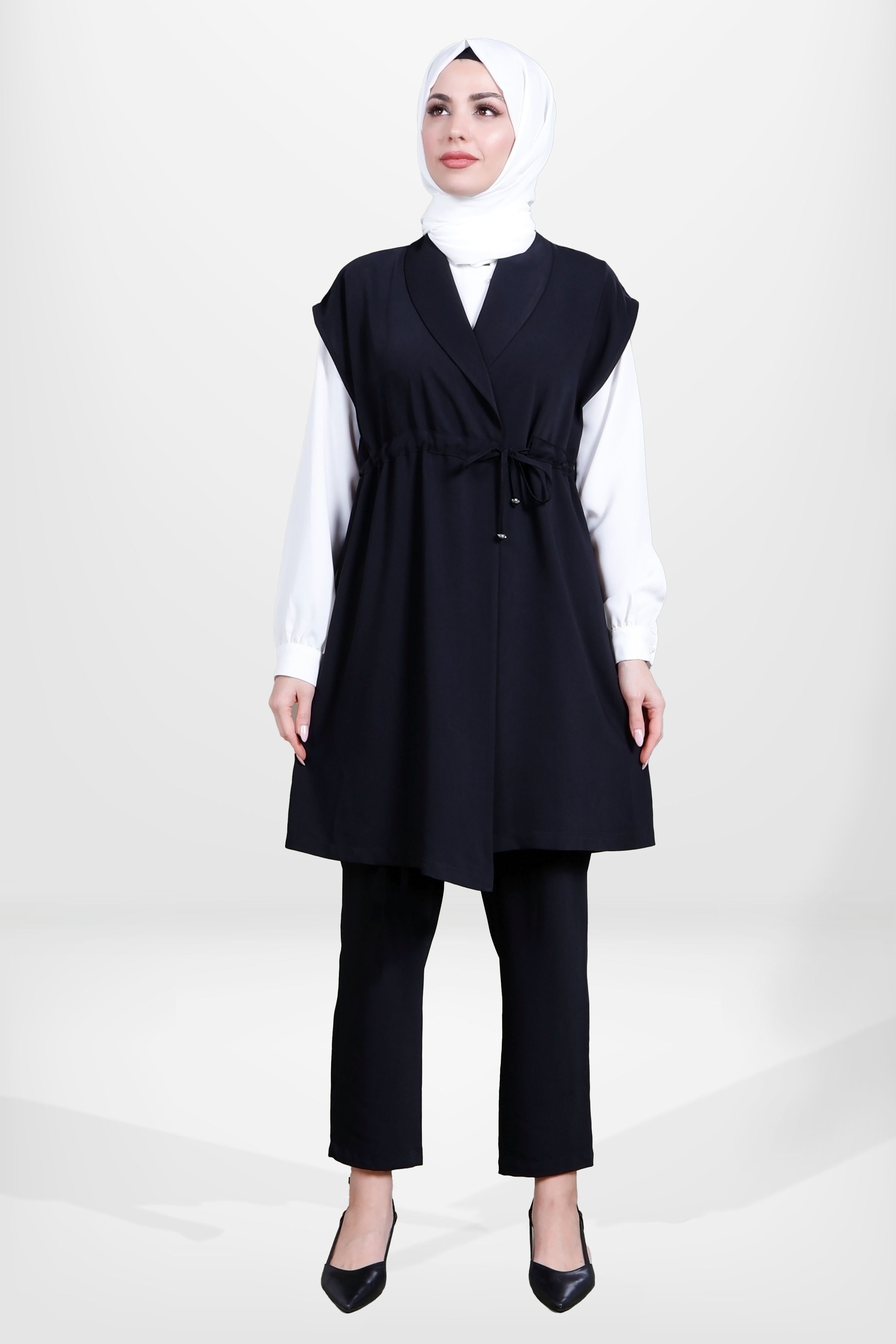 Beyza-4158 ÜÇLÜ TAKIM SİYAH