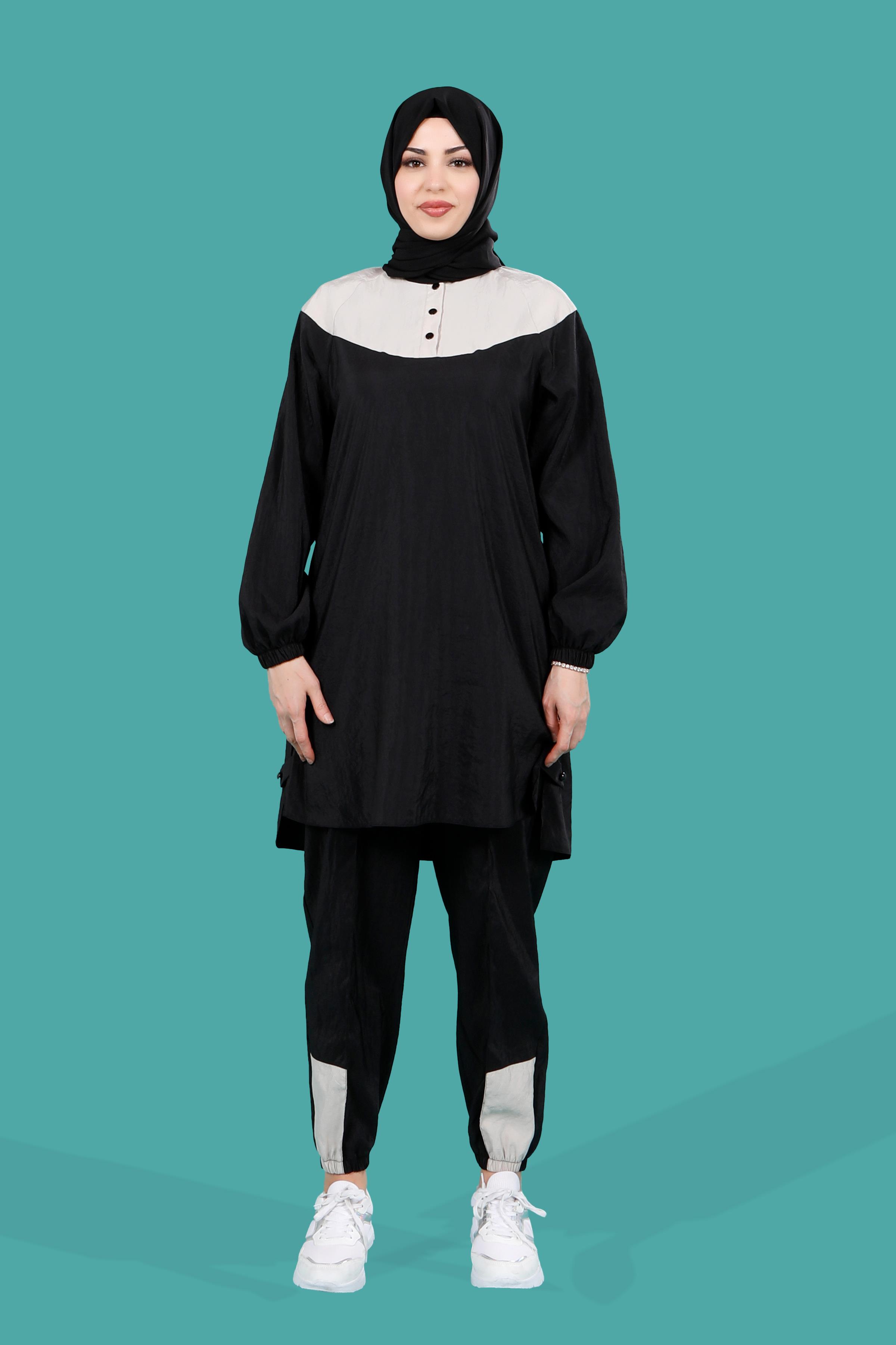 Beyza-4163 EŞOFMAN TAKIM SİYAH