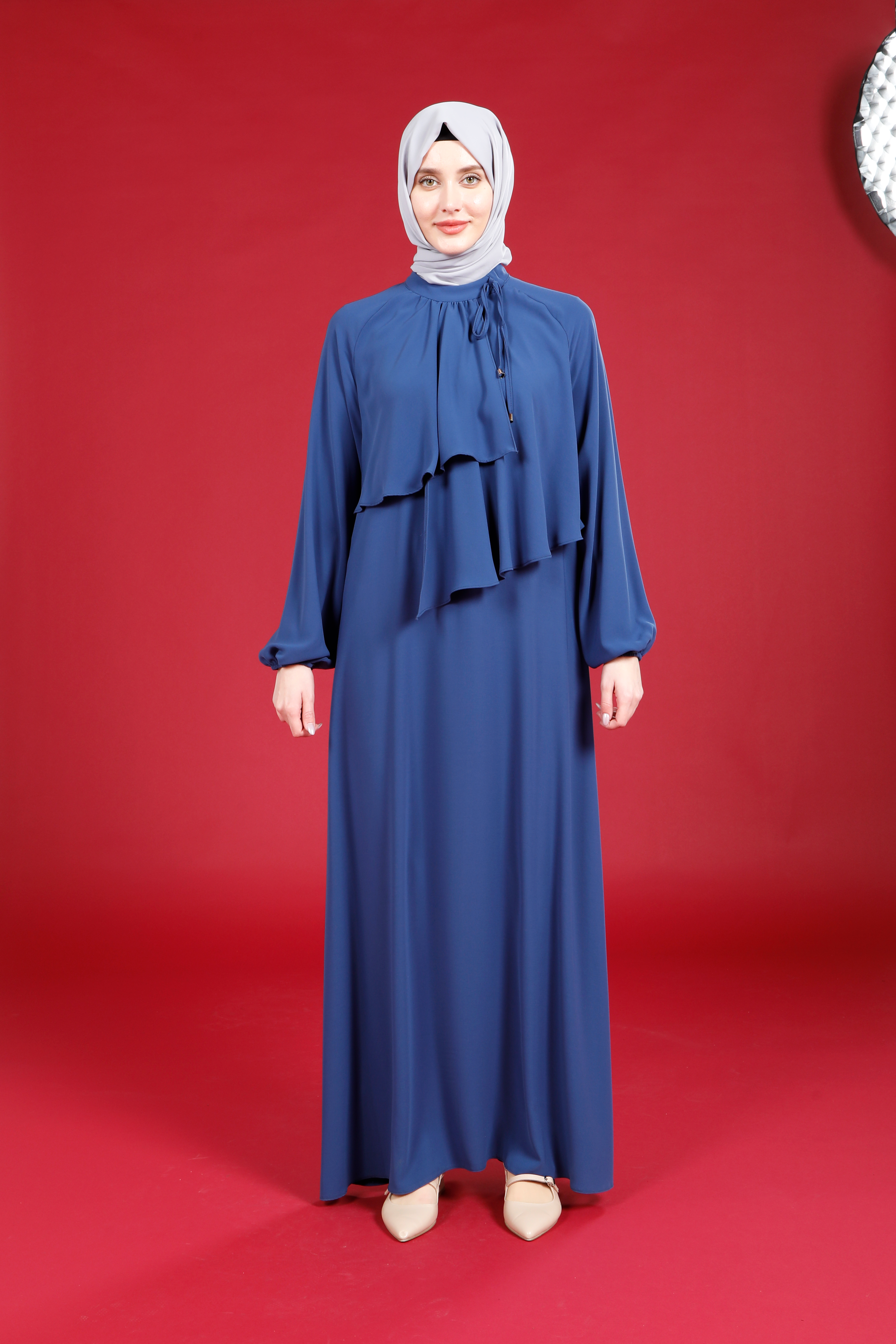 Markasız-5529 ELMAS ELBİSE İNDİGO ESTEKS