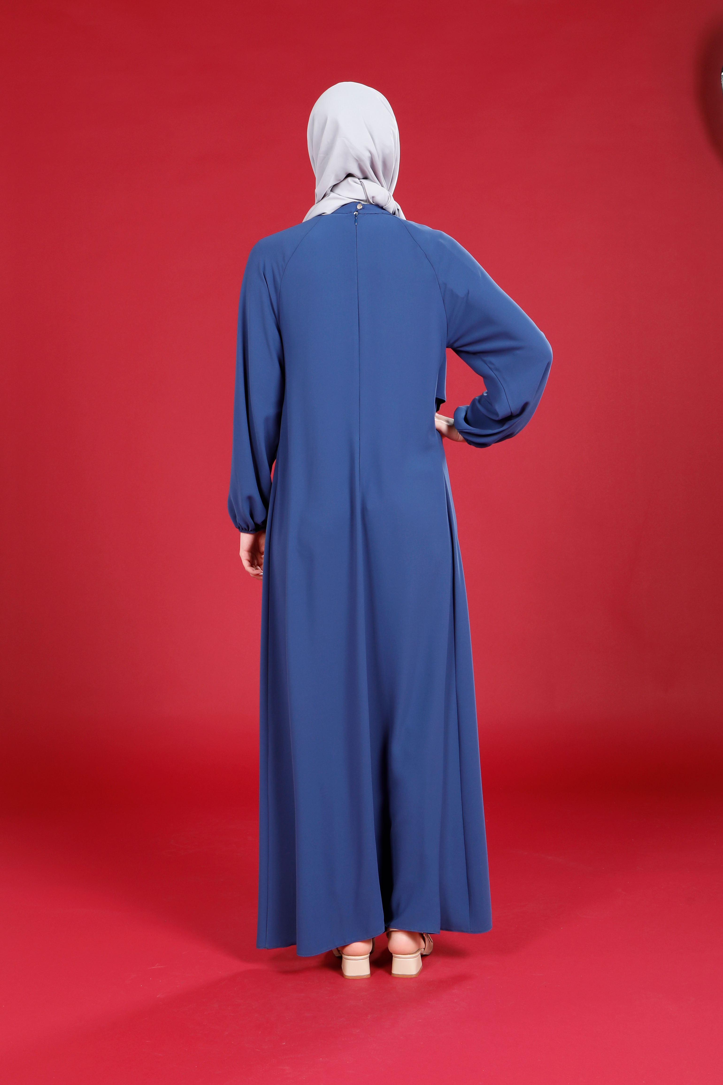 Markasız-5529 ELMAS ELBİSE İNDİGO ESTEKS