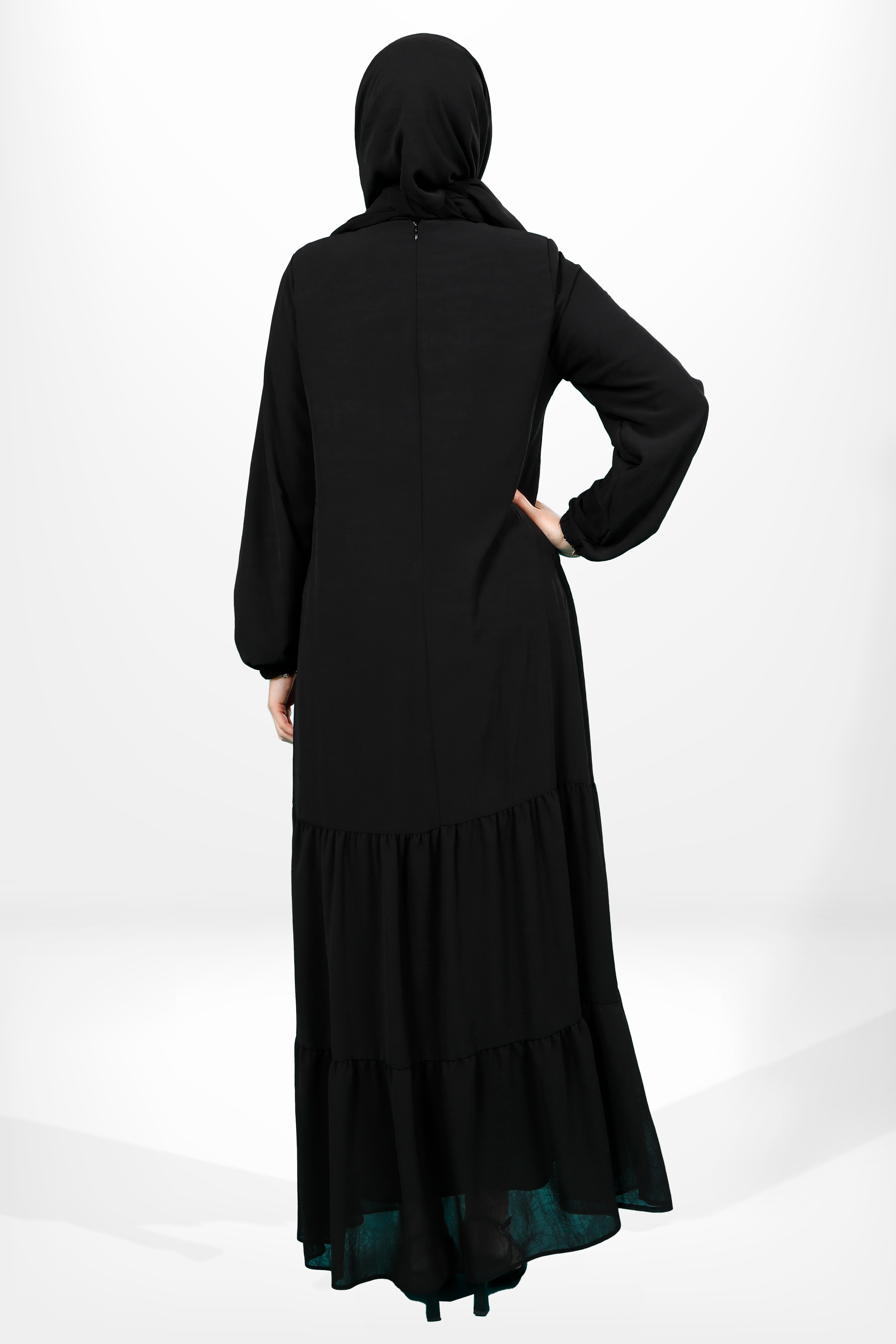 Beyza-5601 ELBİSE SİYAH