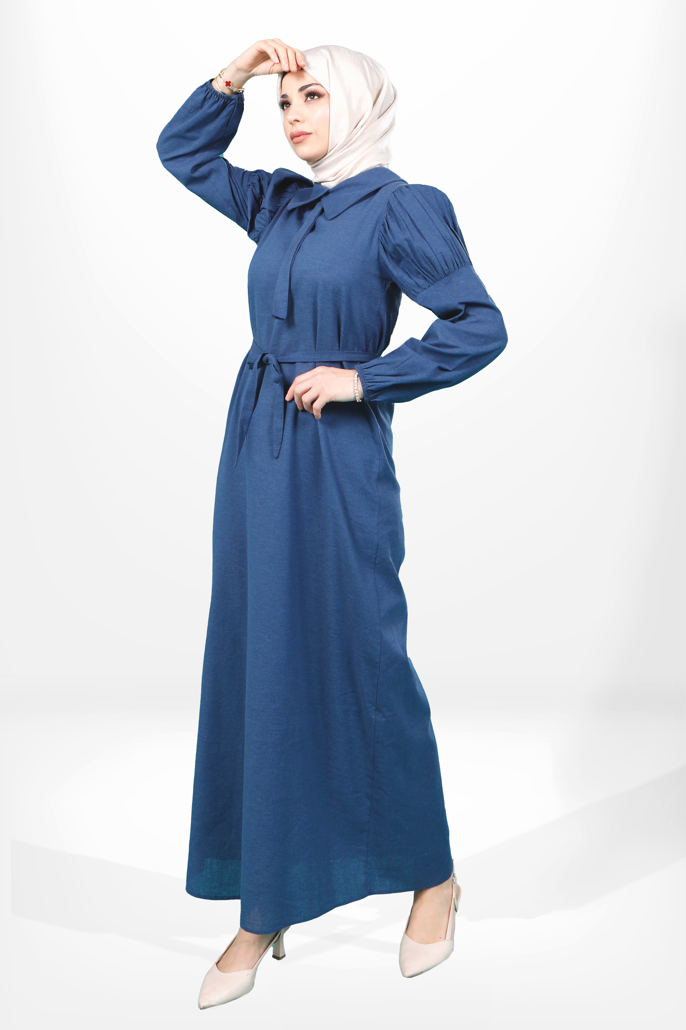 Beyza-5606 ELBİSE LACİVERT