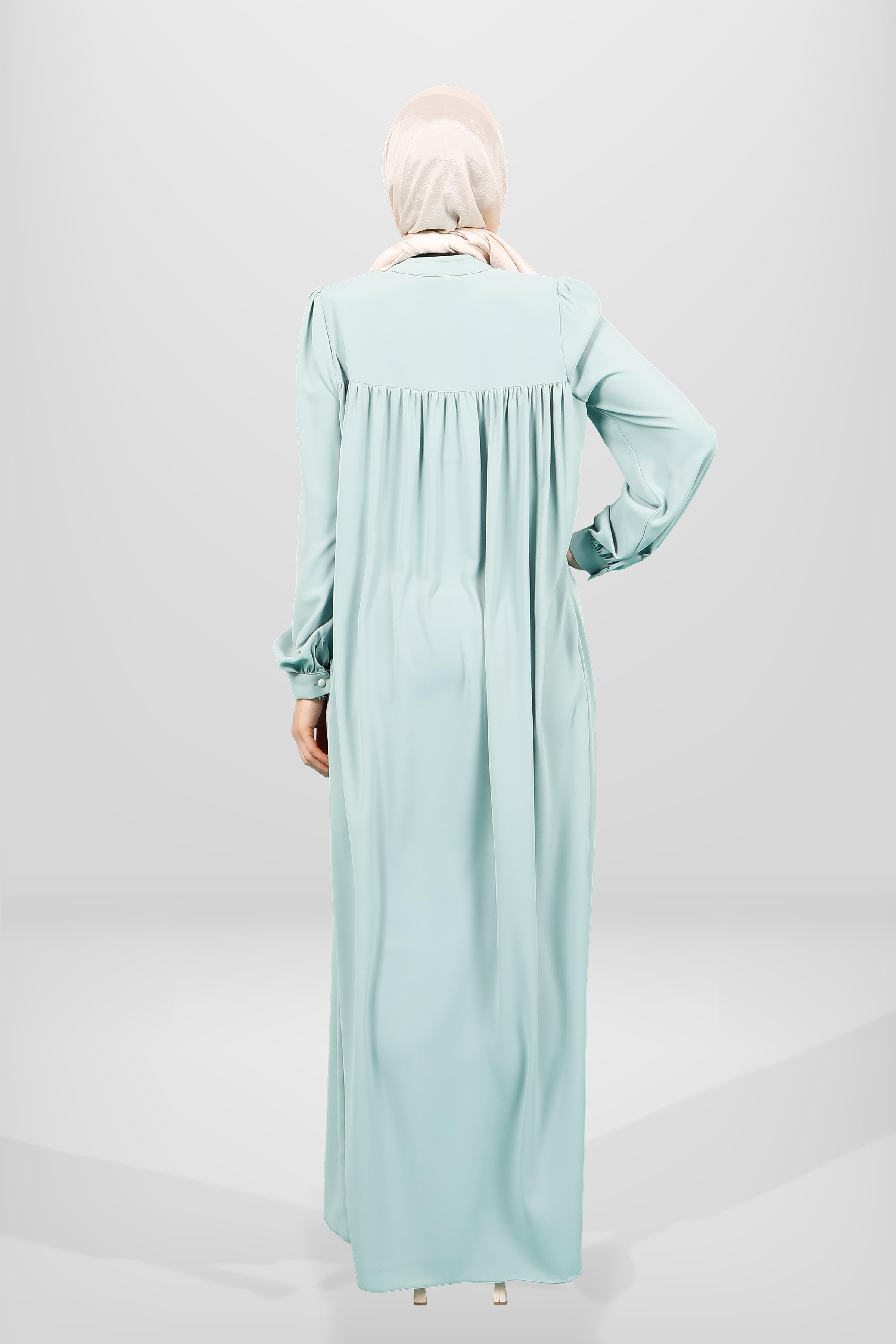 Markasız-5616 ELBİSE MİNT