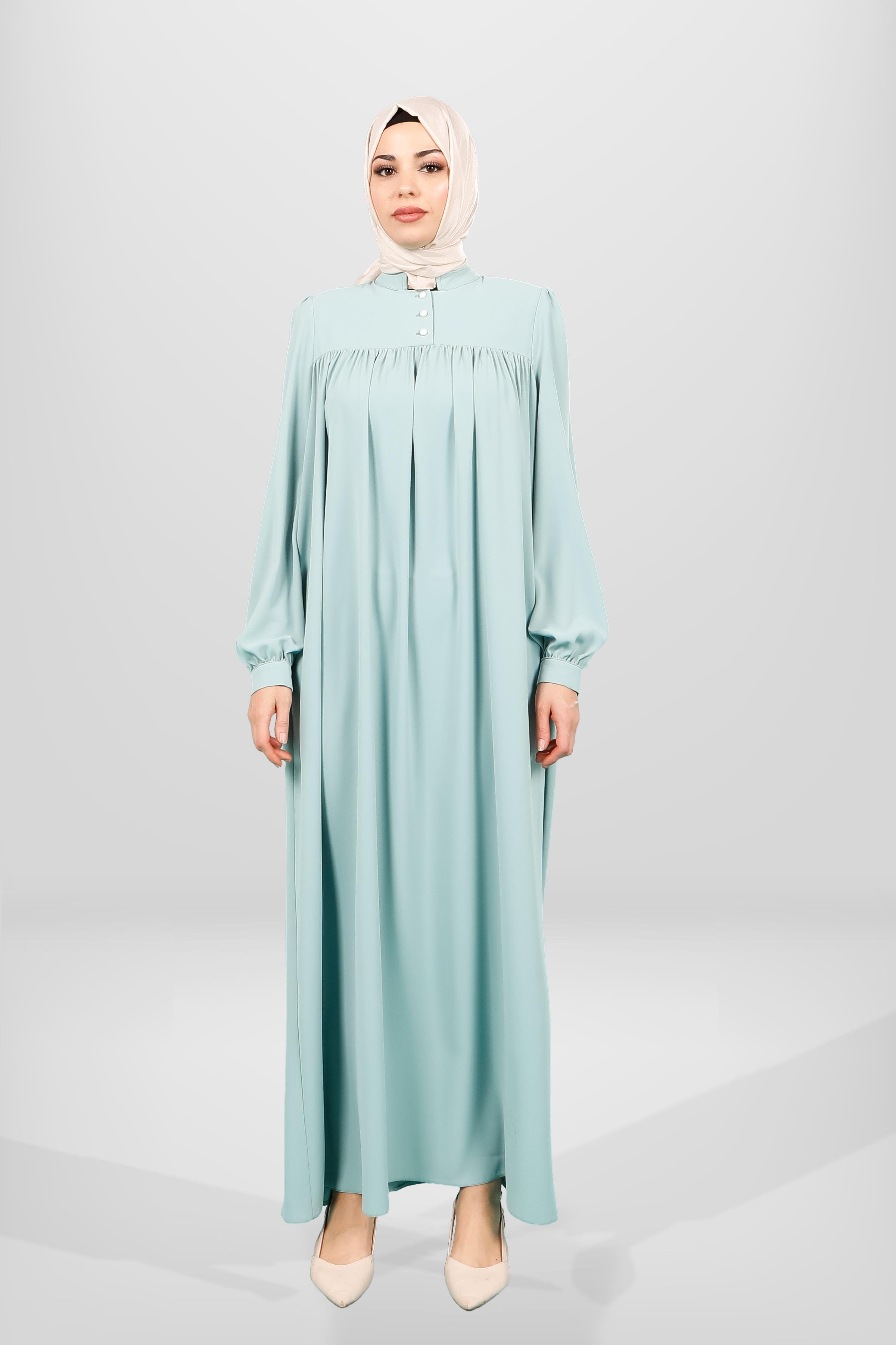 Markasız-5616 ELBİSE MİNT