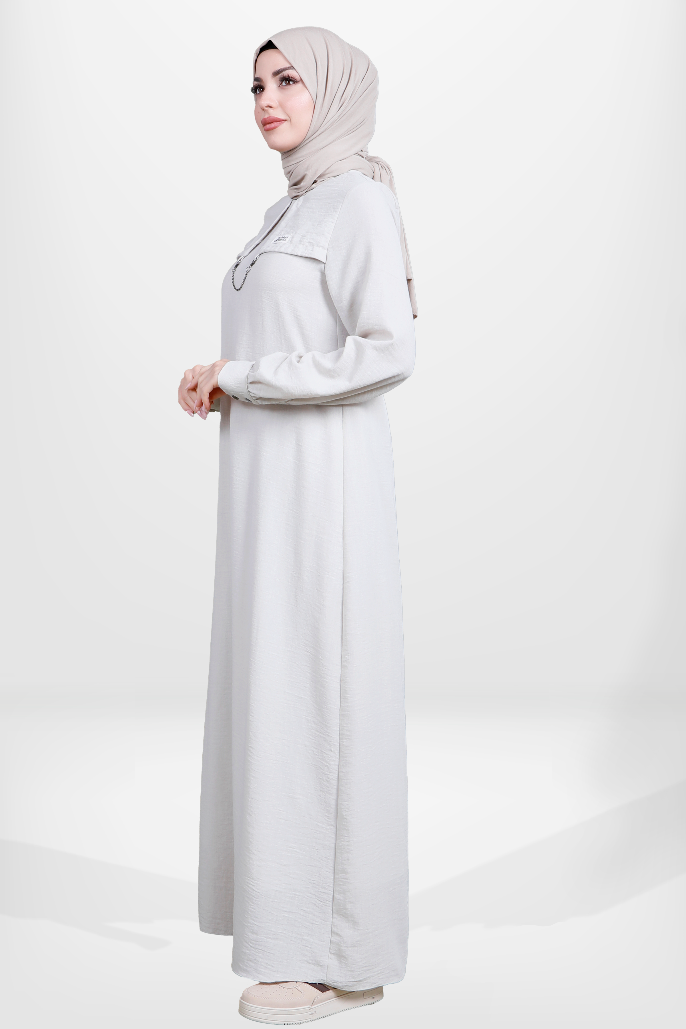 Beyza-5629 ELBİSE ZİNCİRLİ TAŞ