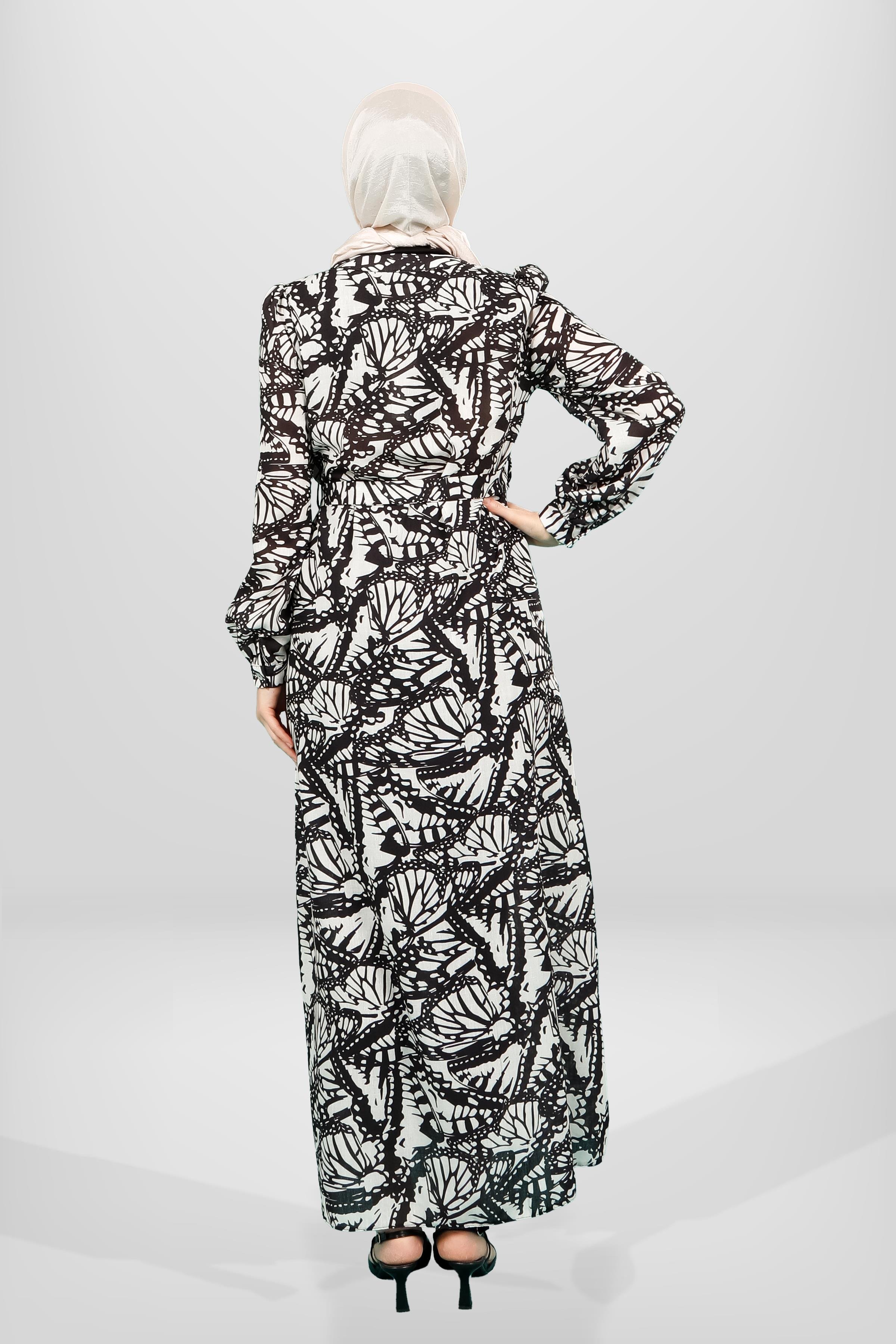 Beyza-5633 ELBİSE GÖMLEK SİYAH