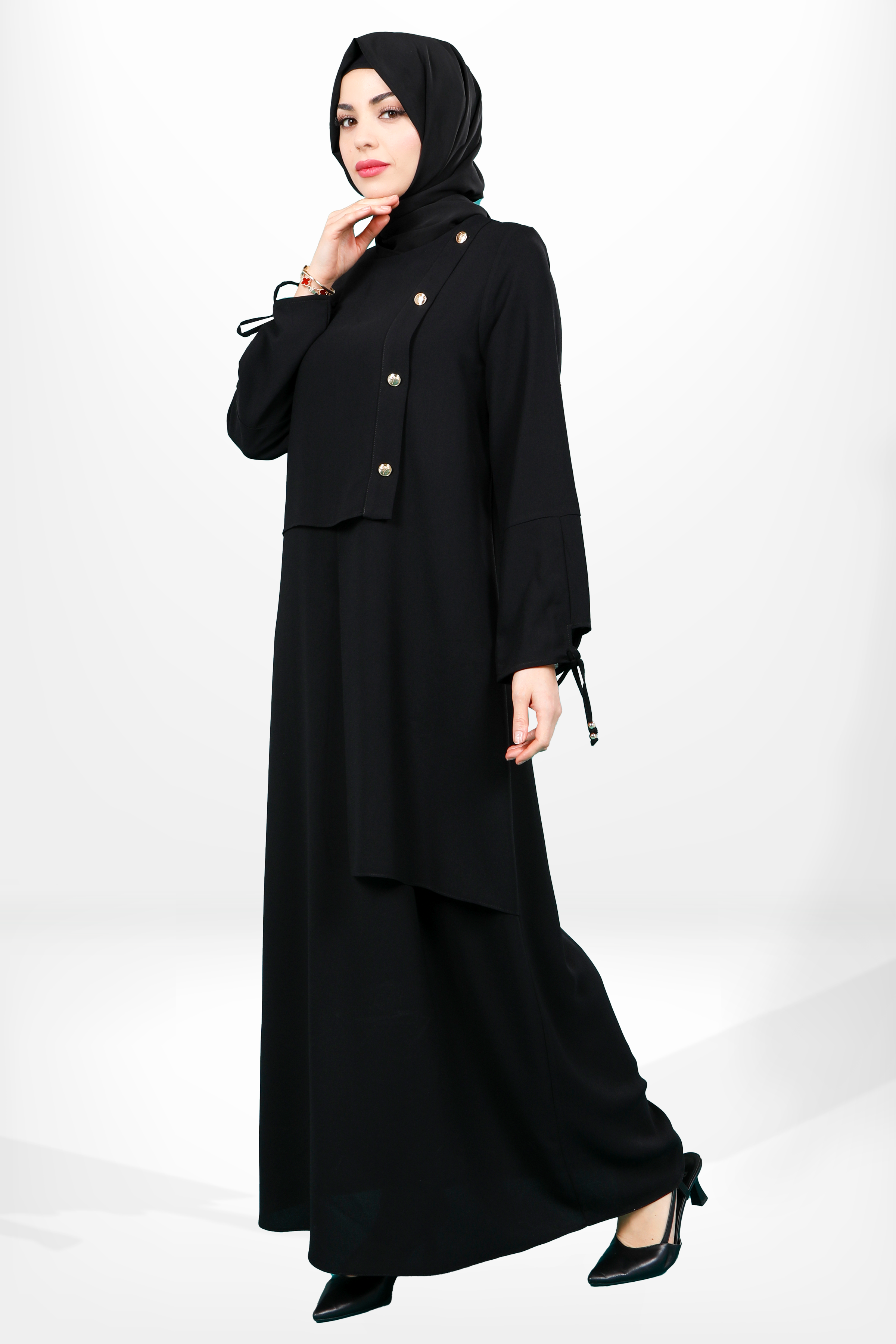 Beyza-5655 ELBİSE SİYAH