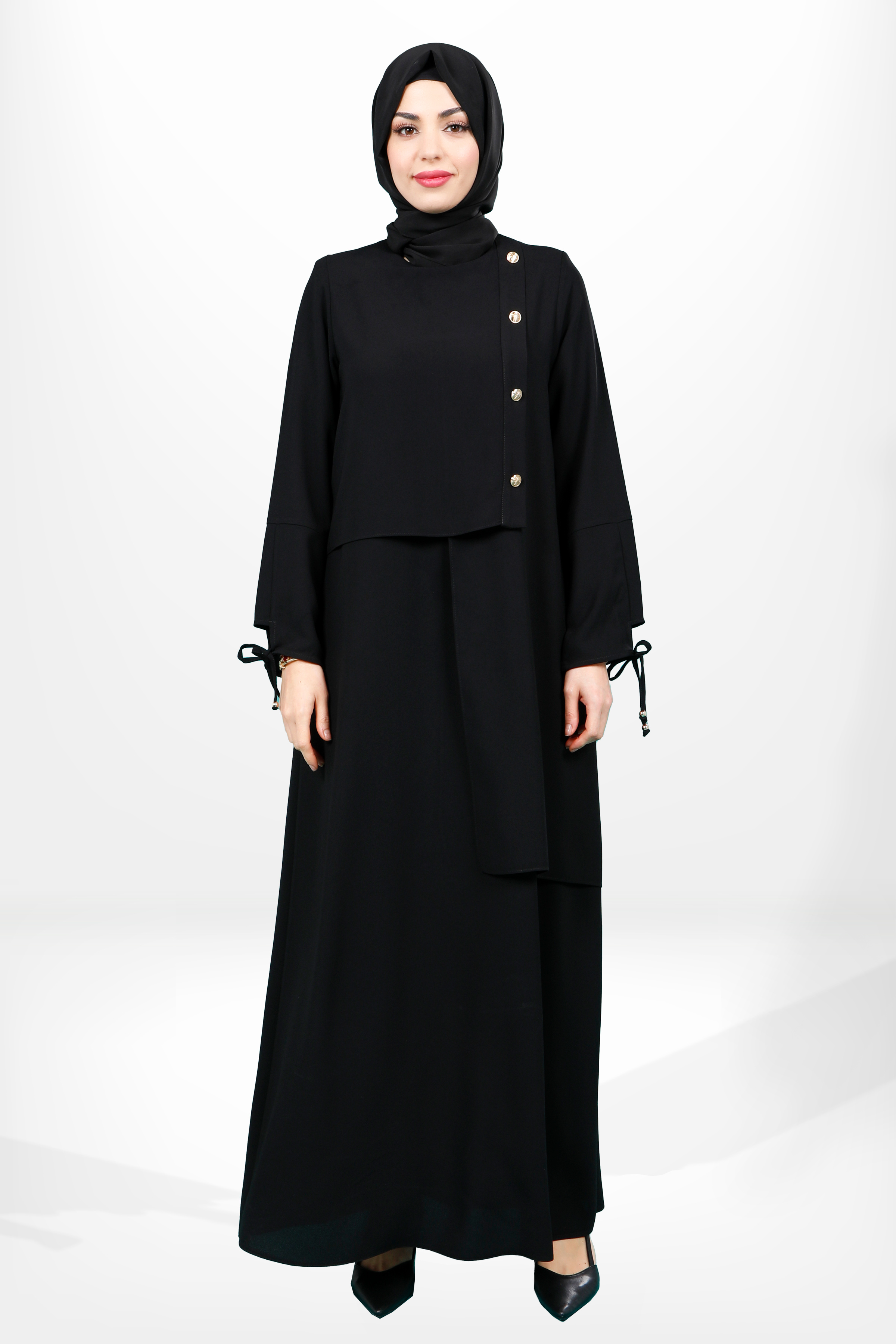 Beyza-5655 ELBİSE SİYAH