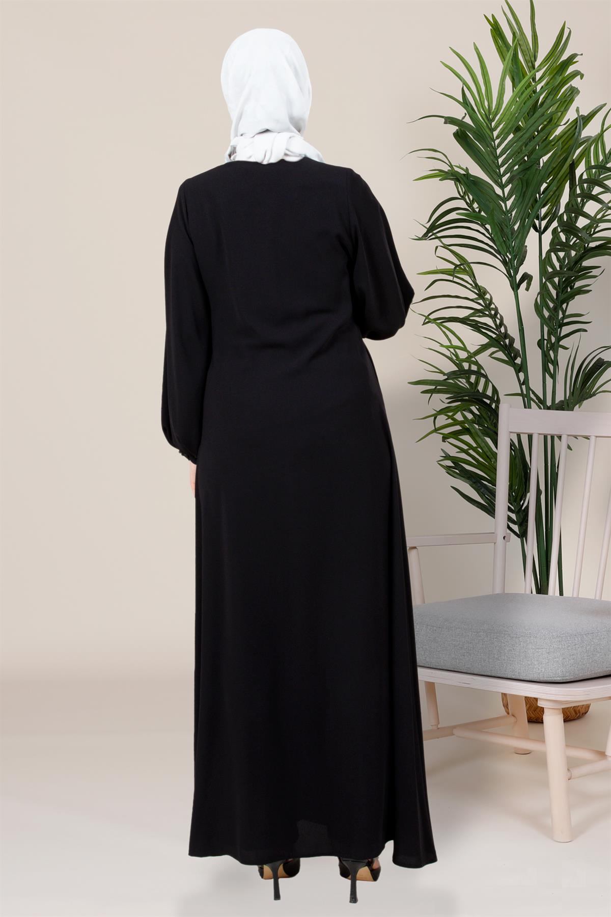 Beyza-ARDUVA ELBİSE SİYAH