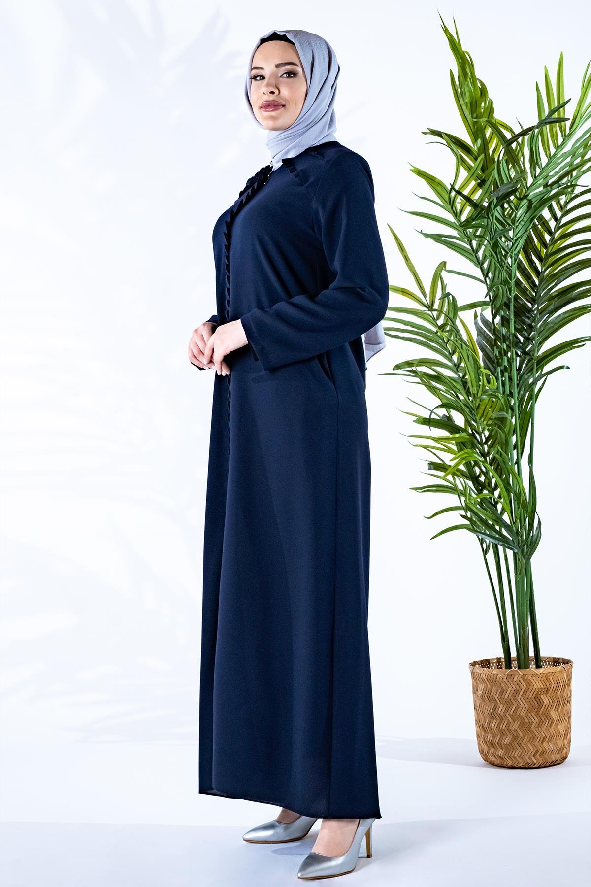 Markasız-ARHAVİ FERACE LACİVERT PETEK