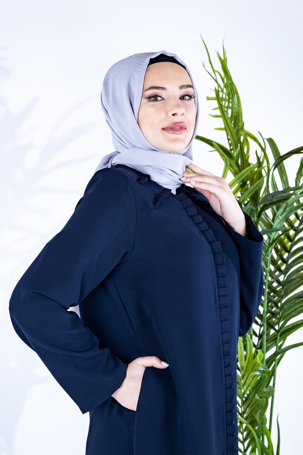 Markasız-ARHAVİ FERACE LACİVERT PETEK