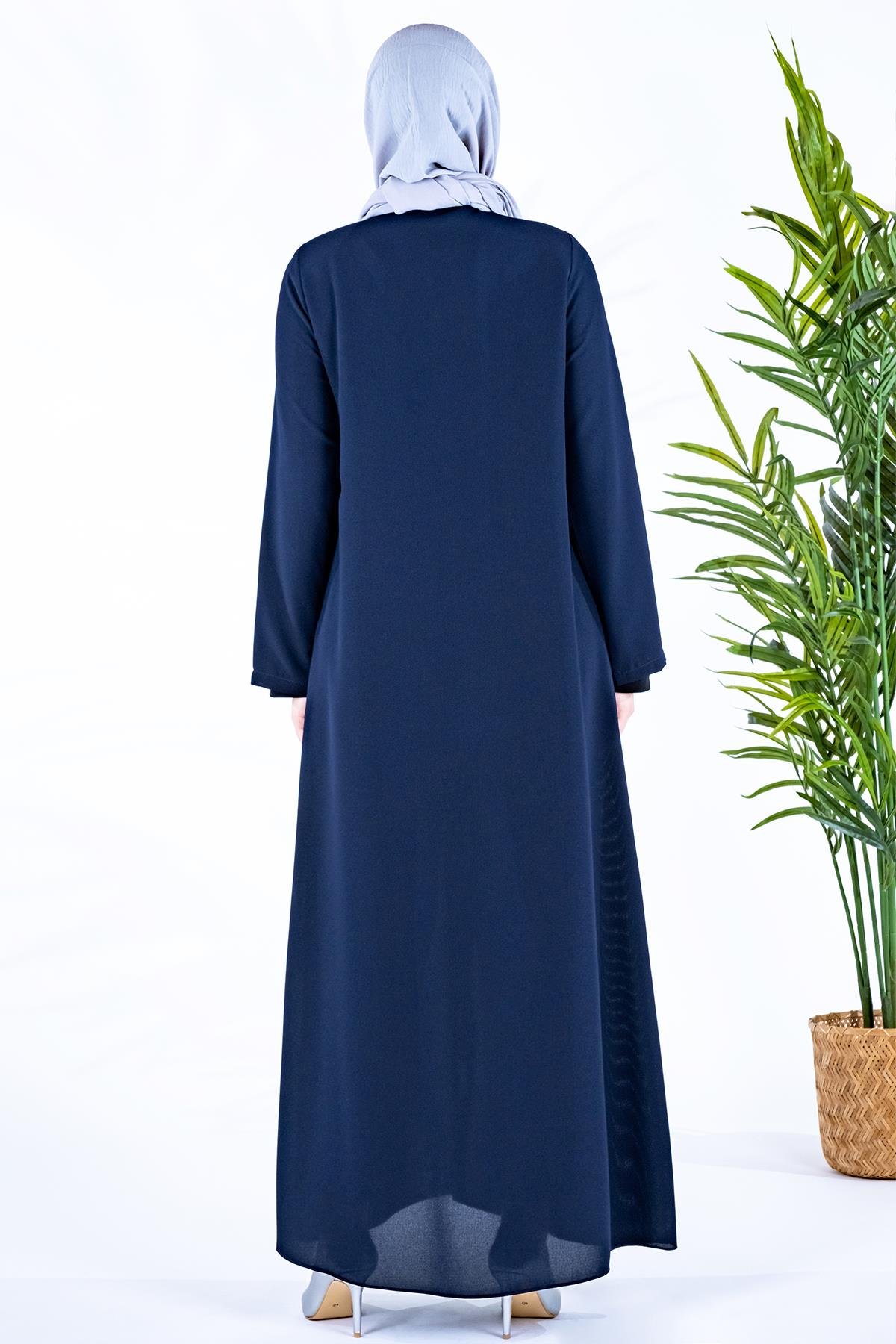 Markasız-ARHAVİ FERACE LACİVERT PETEK