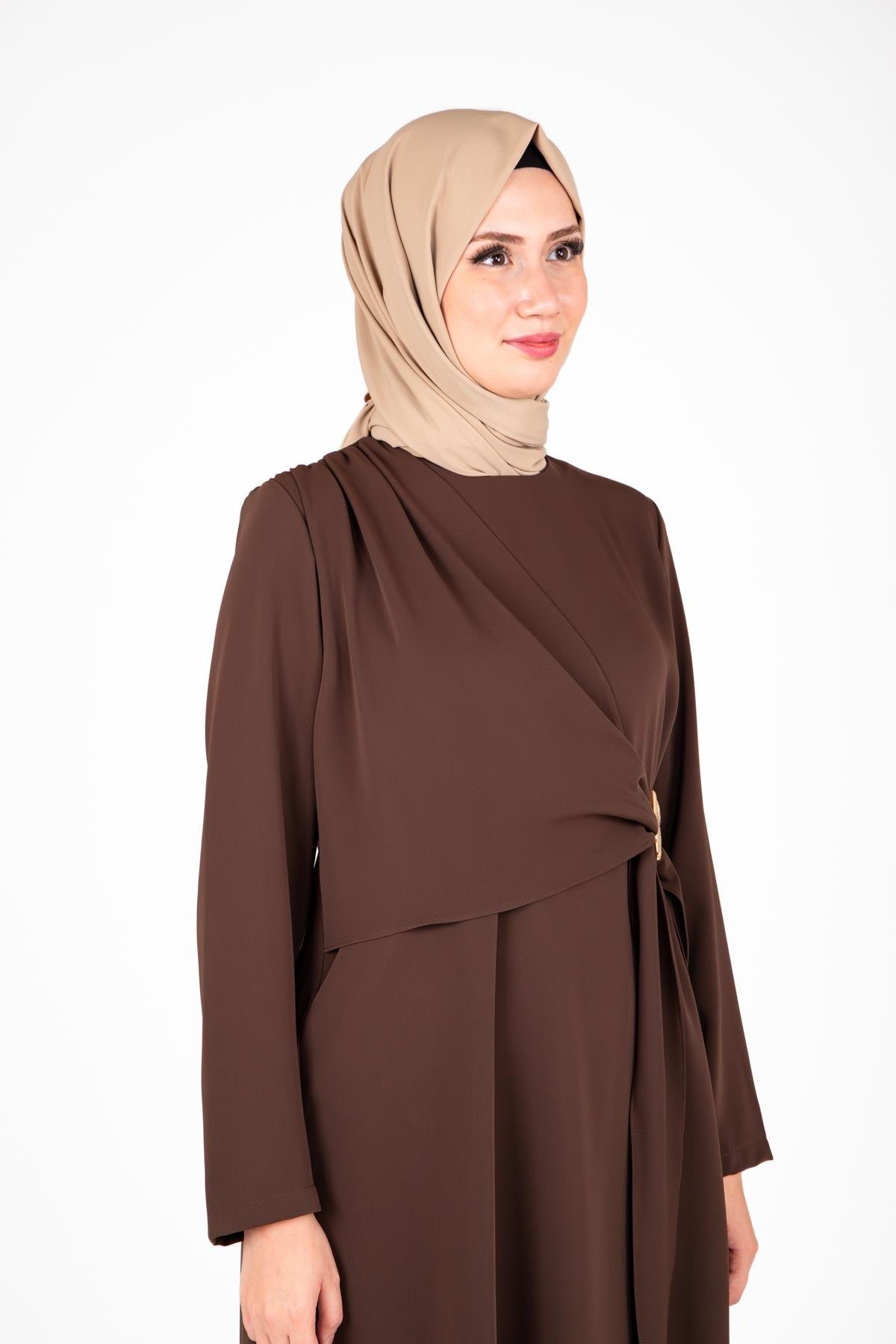 Beyza-9425 İKİLİ TKM PANTOLON TUNİK
 BİTTER