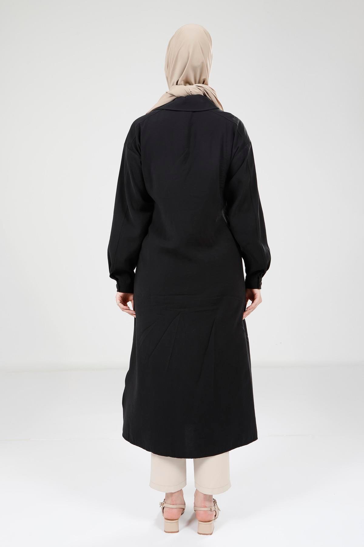 Beyza-9353 GİYÇIK CEP AKSESUARLI SİYAH