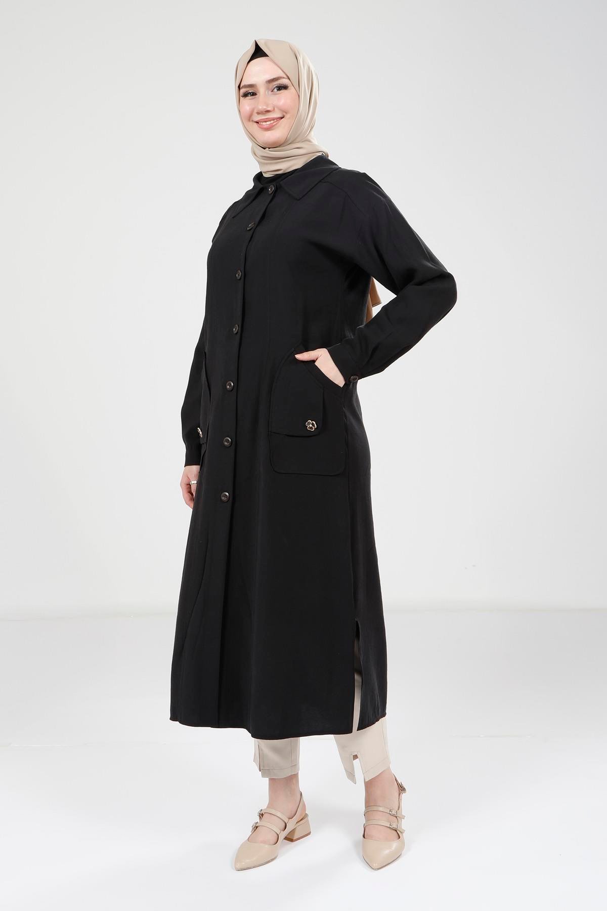 Beyza-9353 GİYÇIK CEP AKSESUARLI SİYAH