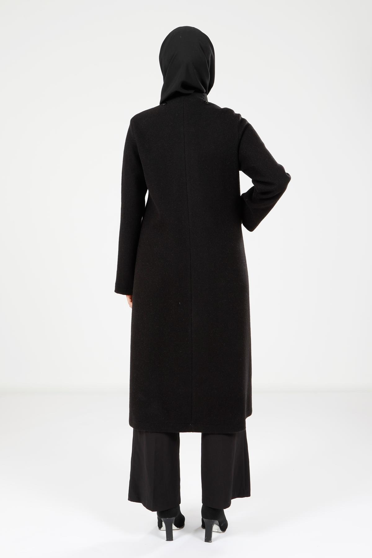 Beyza-9063 KABAN ŞALLI SİYAH