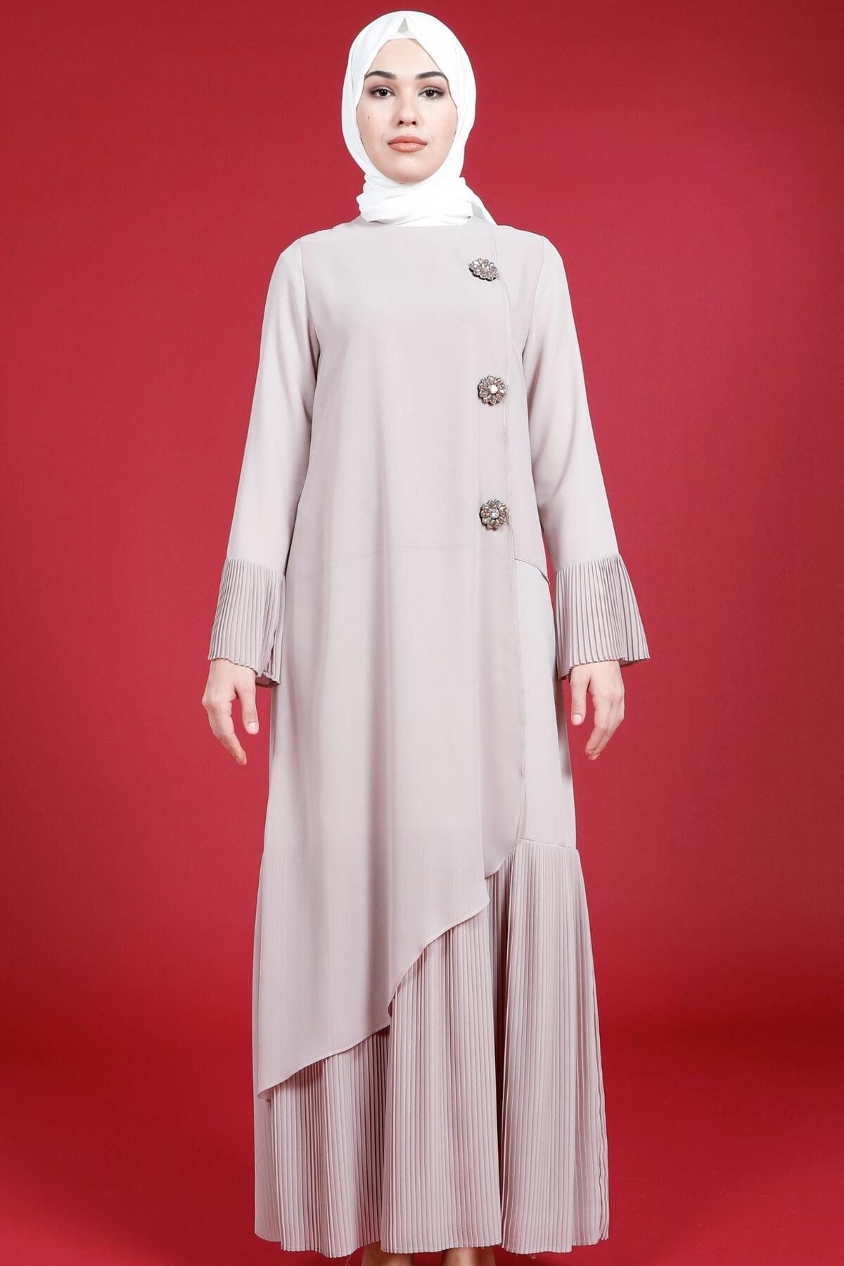 Beyza-5588 ELBİSE TAŞLI TAŞ