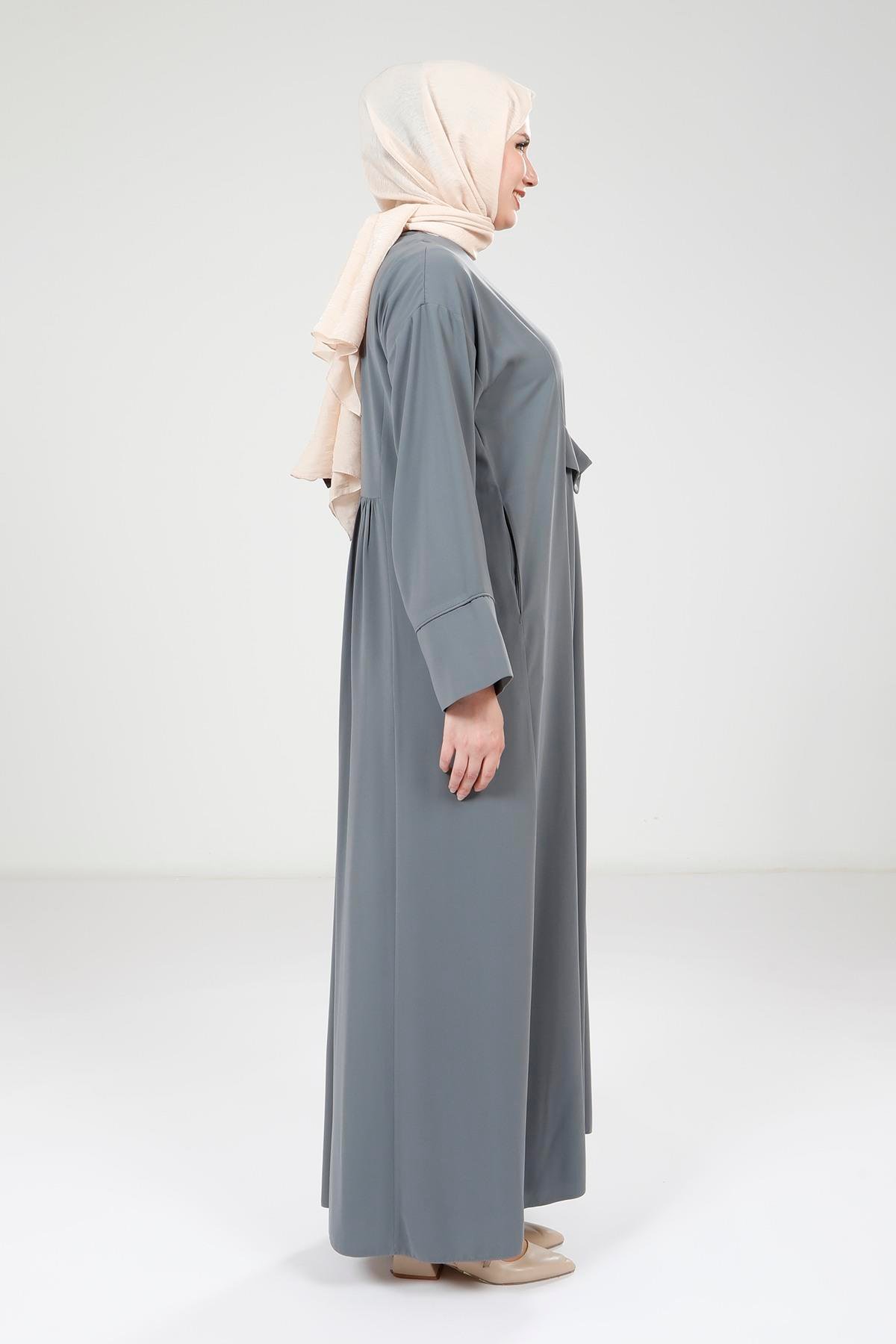 Beyza-9220 ELBİSE ROBALI ÇITÇITLI MİNT