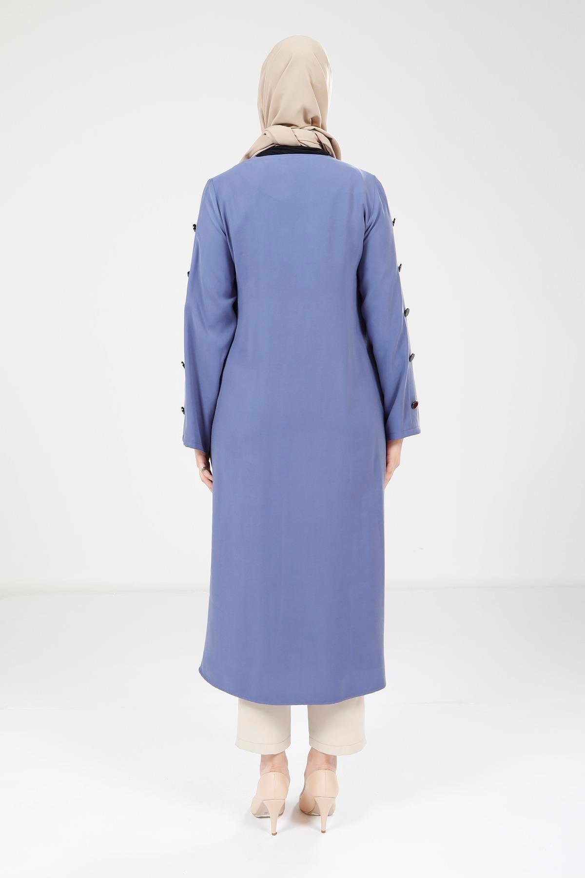 Beyza-9232 GİYÇIK DÜĞMELİ İNDİGO