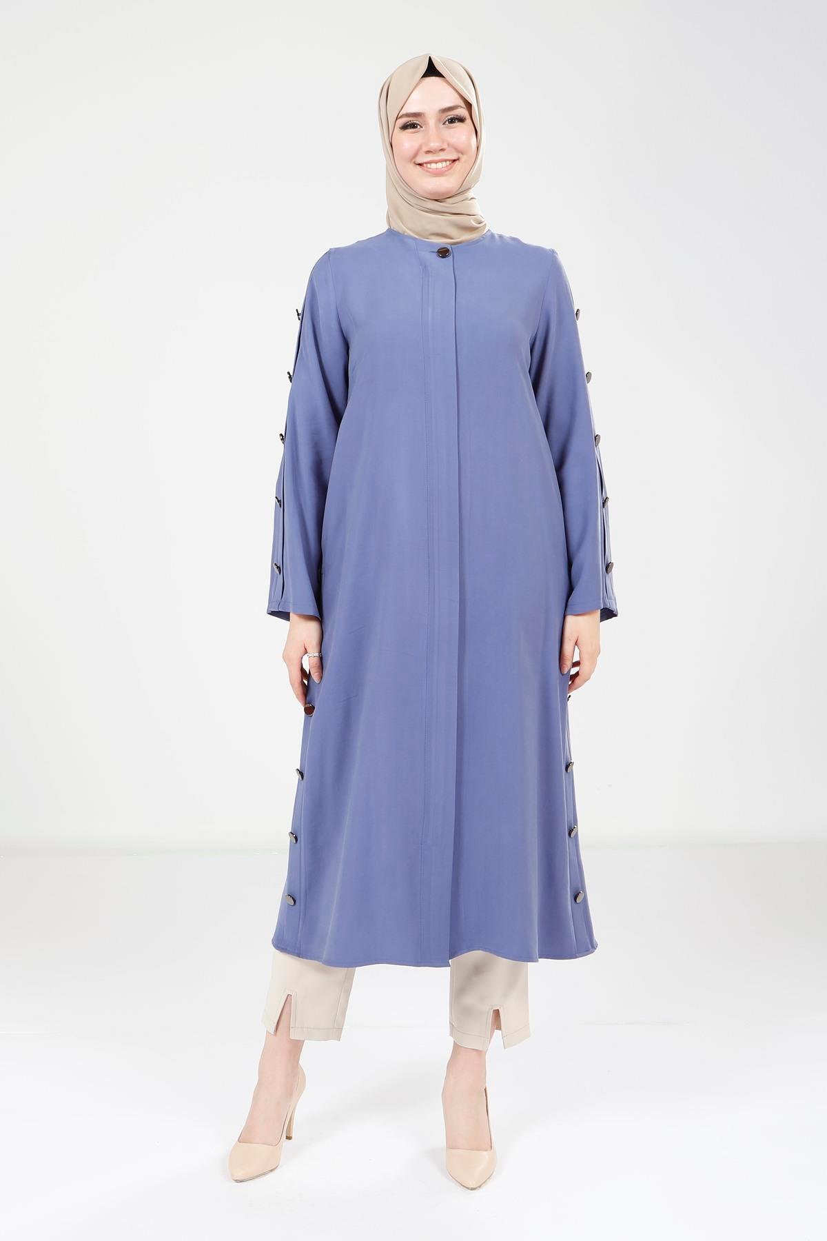 Beyza-9232 GİYÇIK DÜĞMELİ İNDİGO