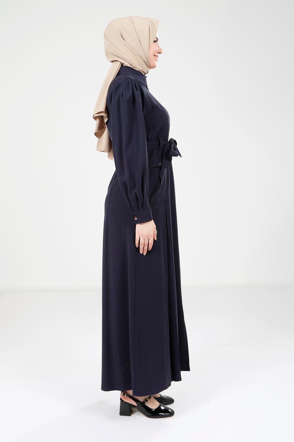 Beyza-9206 FERACE A PİLELİ LACİVERT