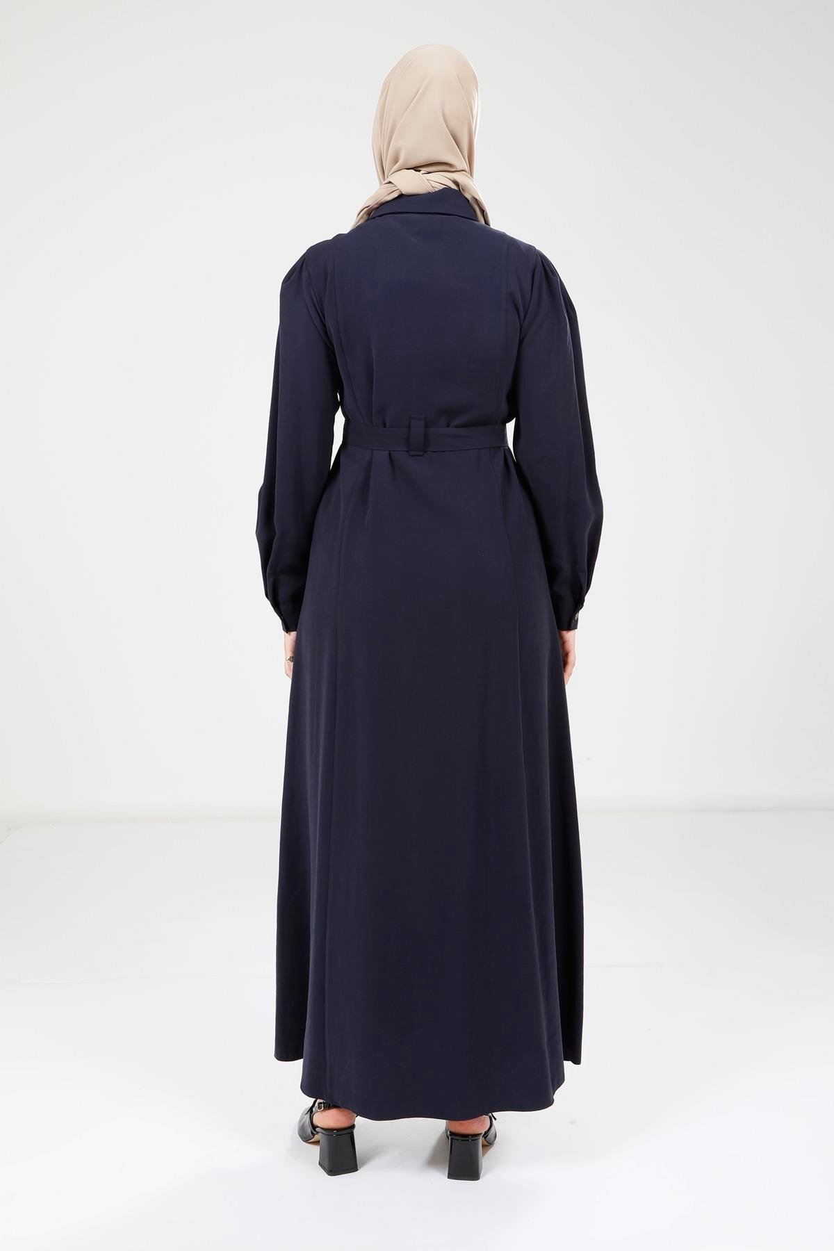 Beyza-9206 FERACE A PİLELİ LACİVERT