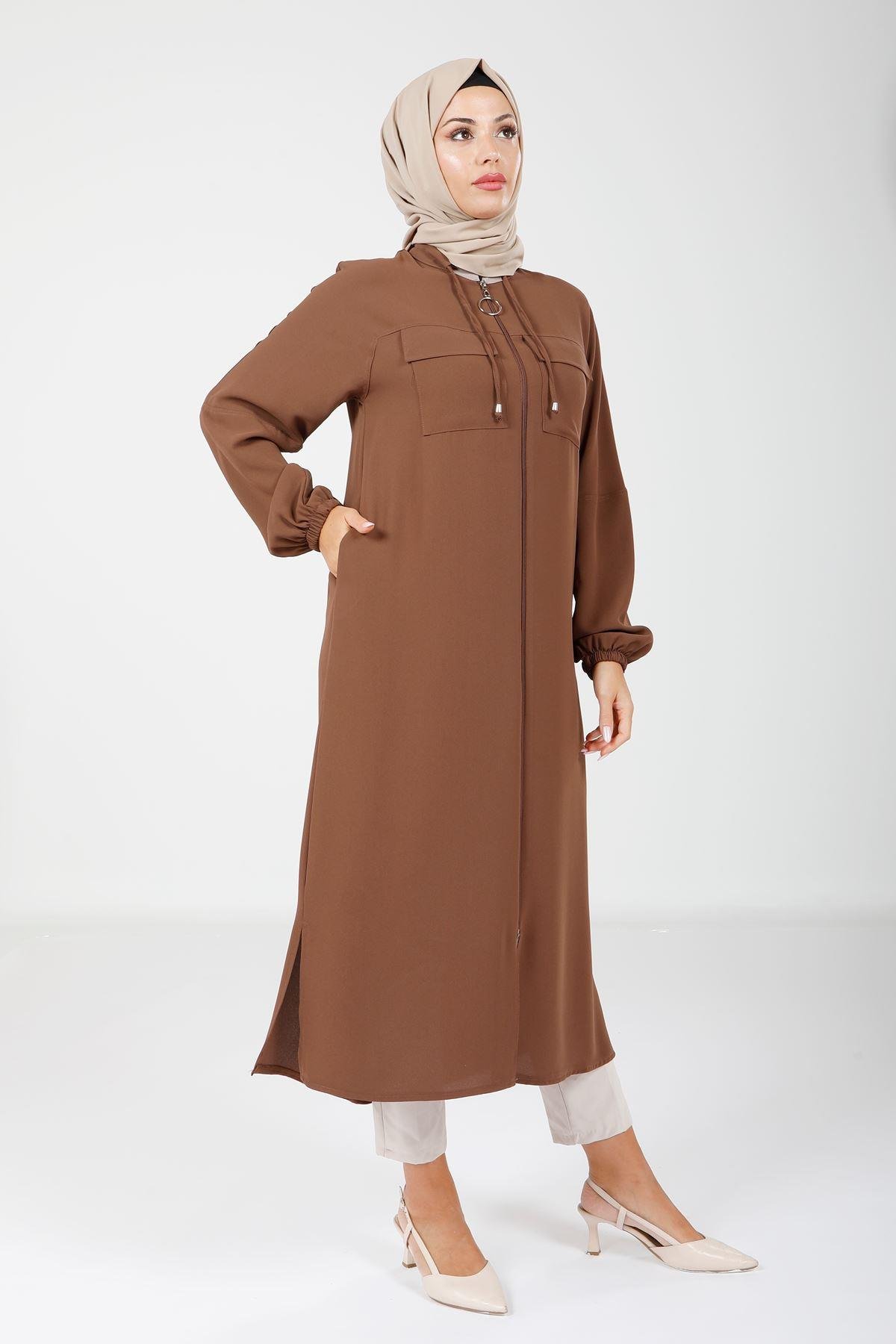 Beyza-4122 GİYÇIK SAFARİ MOCCA