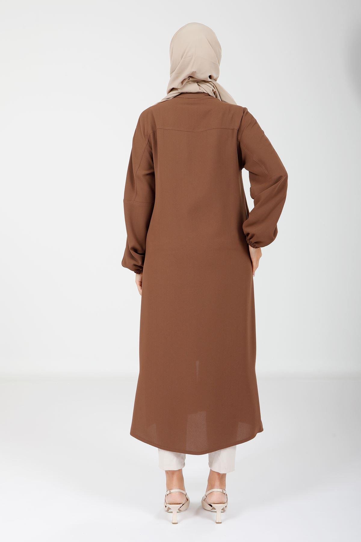 Beyza-4122 GİYÇIK SAFARİ MOCCA