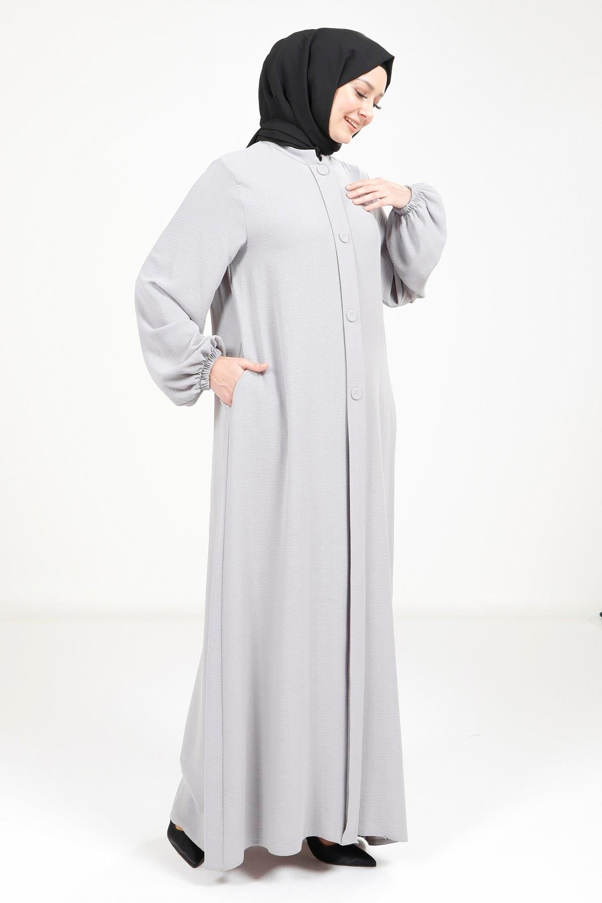 Beyza-GÜNYÜZÜ FERACE GRİ