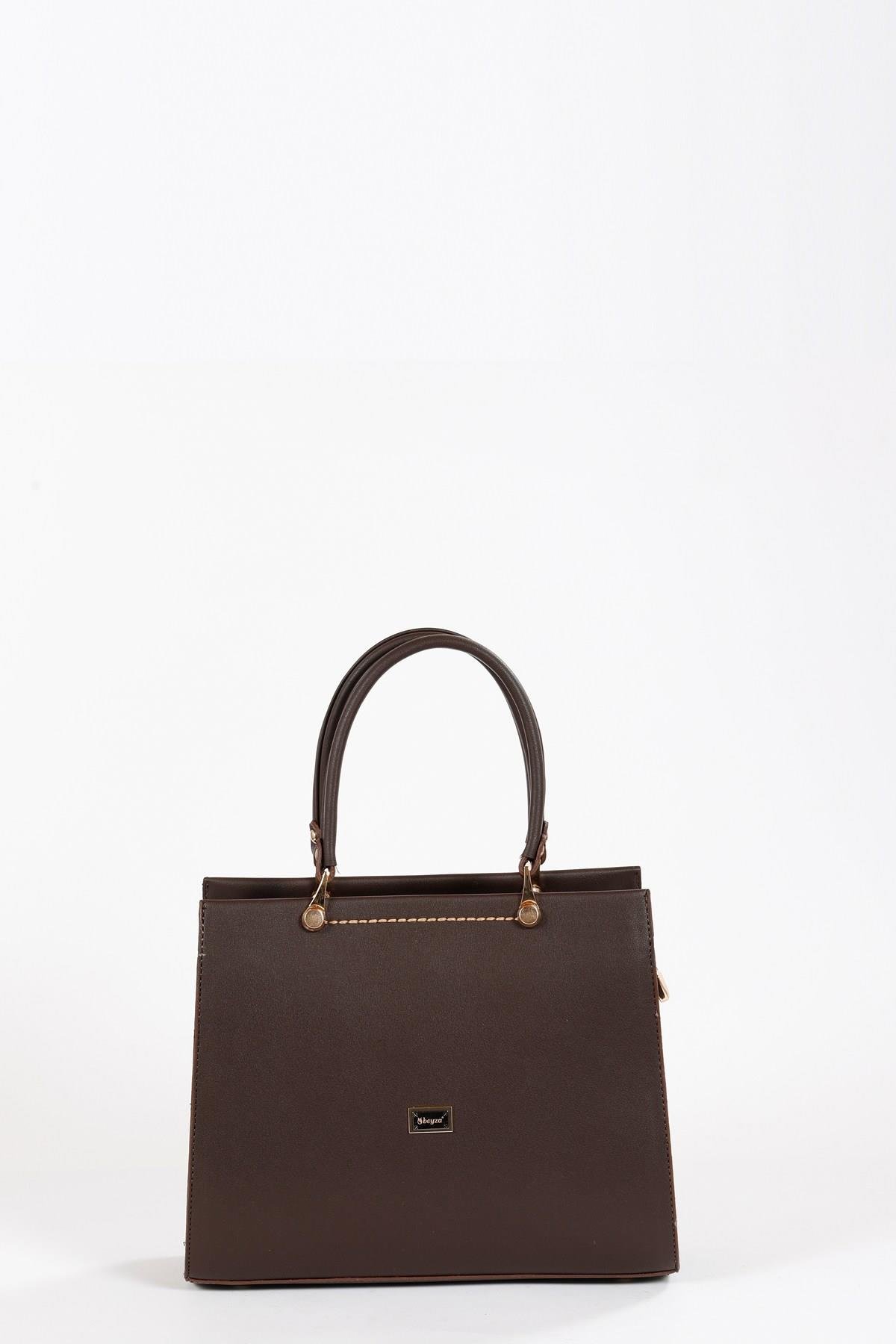 Beyza-BEYZA ÇANTA 17292 KAHVE