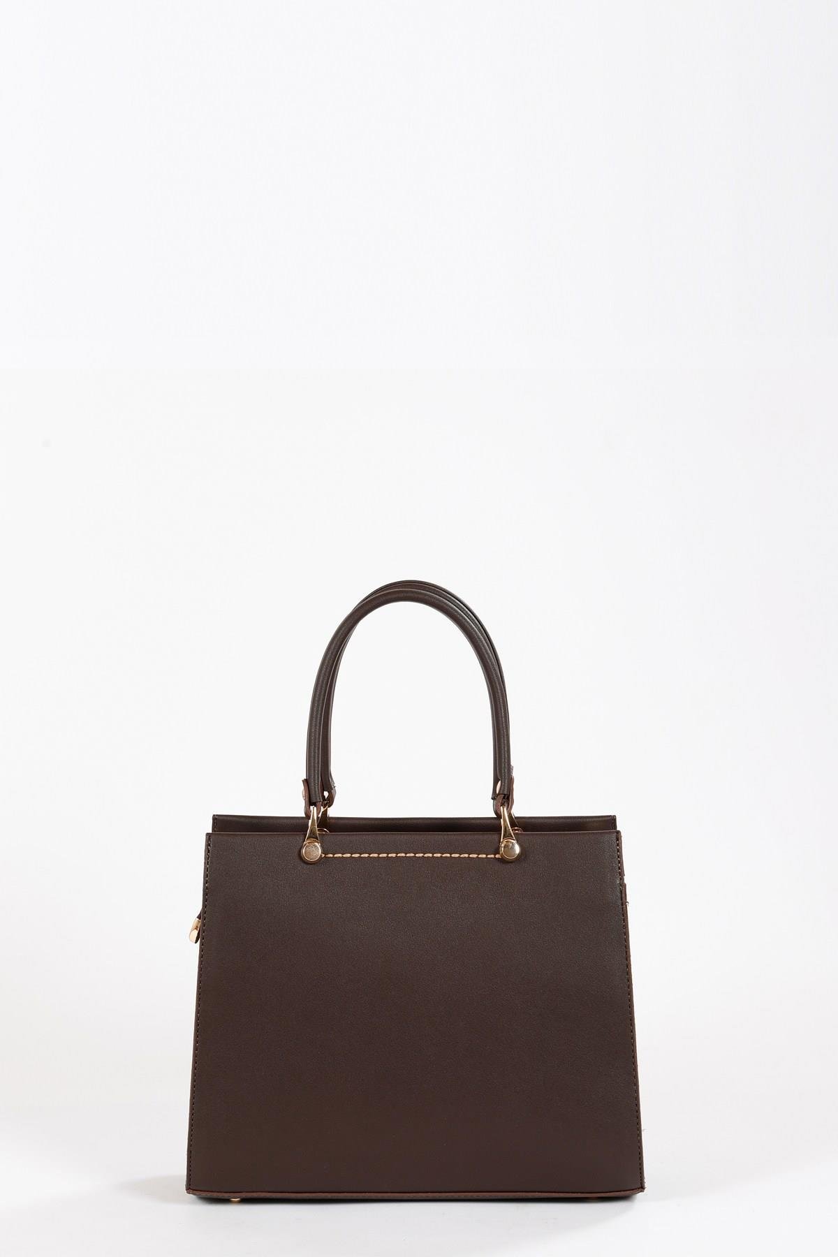 Beyza-BEYZA ÇANTA 17292 KAHVE