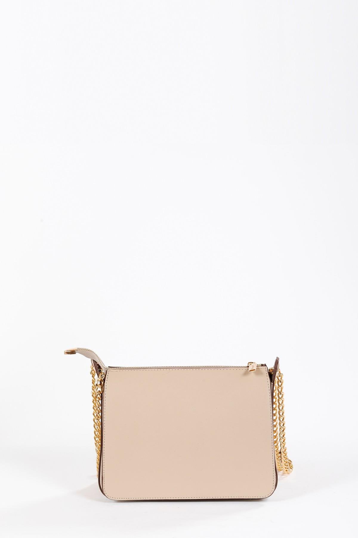 Beyza-BEYZA ÇANTA 17296 KOYU BEJ