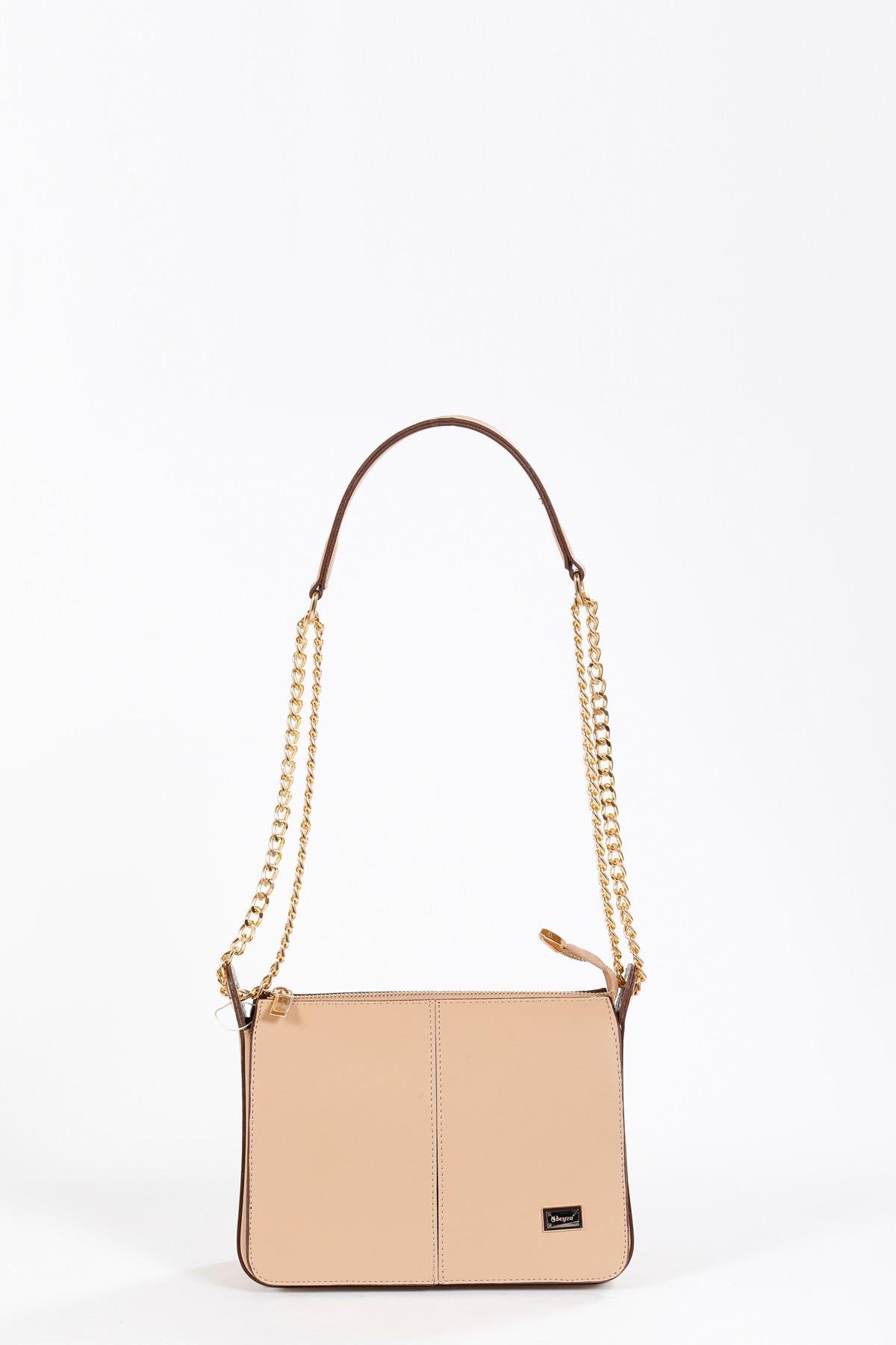 Beyza-BEYZA ÇANTA 17296 NUDE