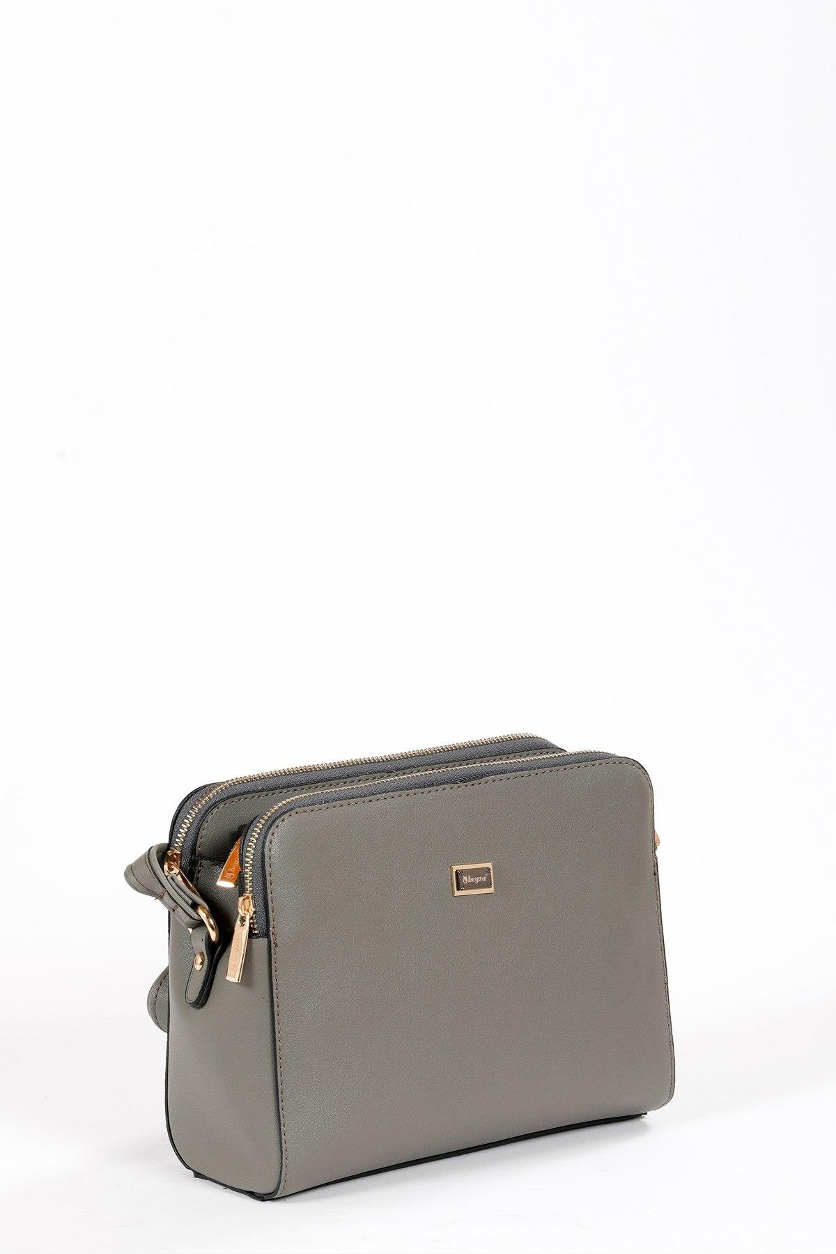 Beyza-BEYZA ÇANTA 51288 KOYU GRİ