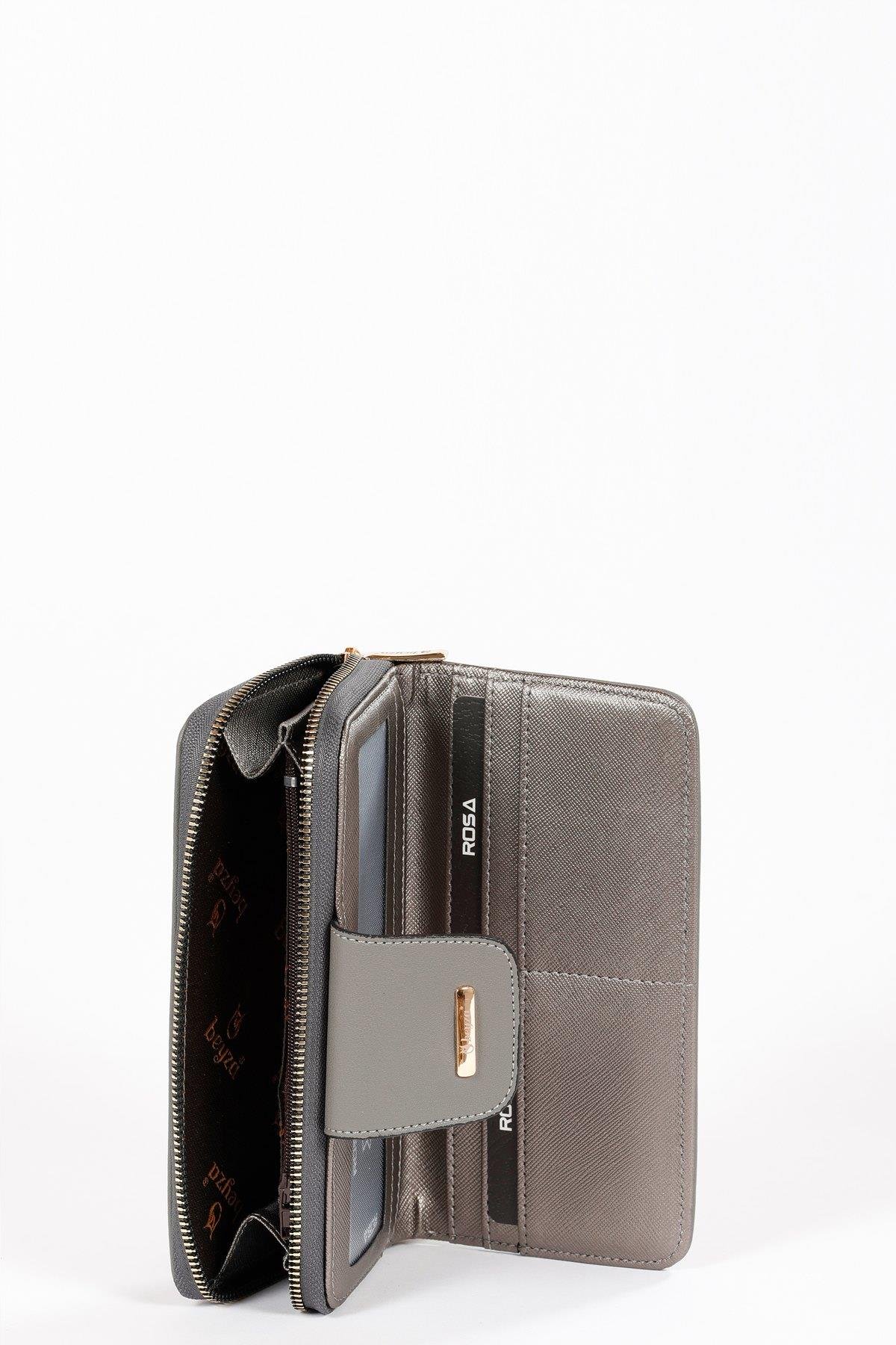 Beyza-BEYZA EL ÇANTASI B120 GRİ