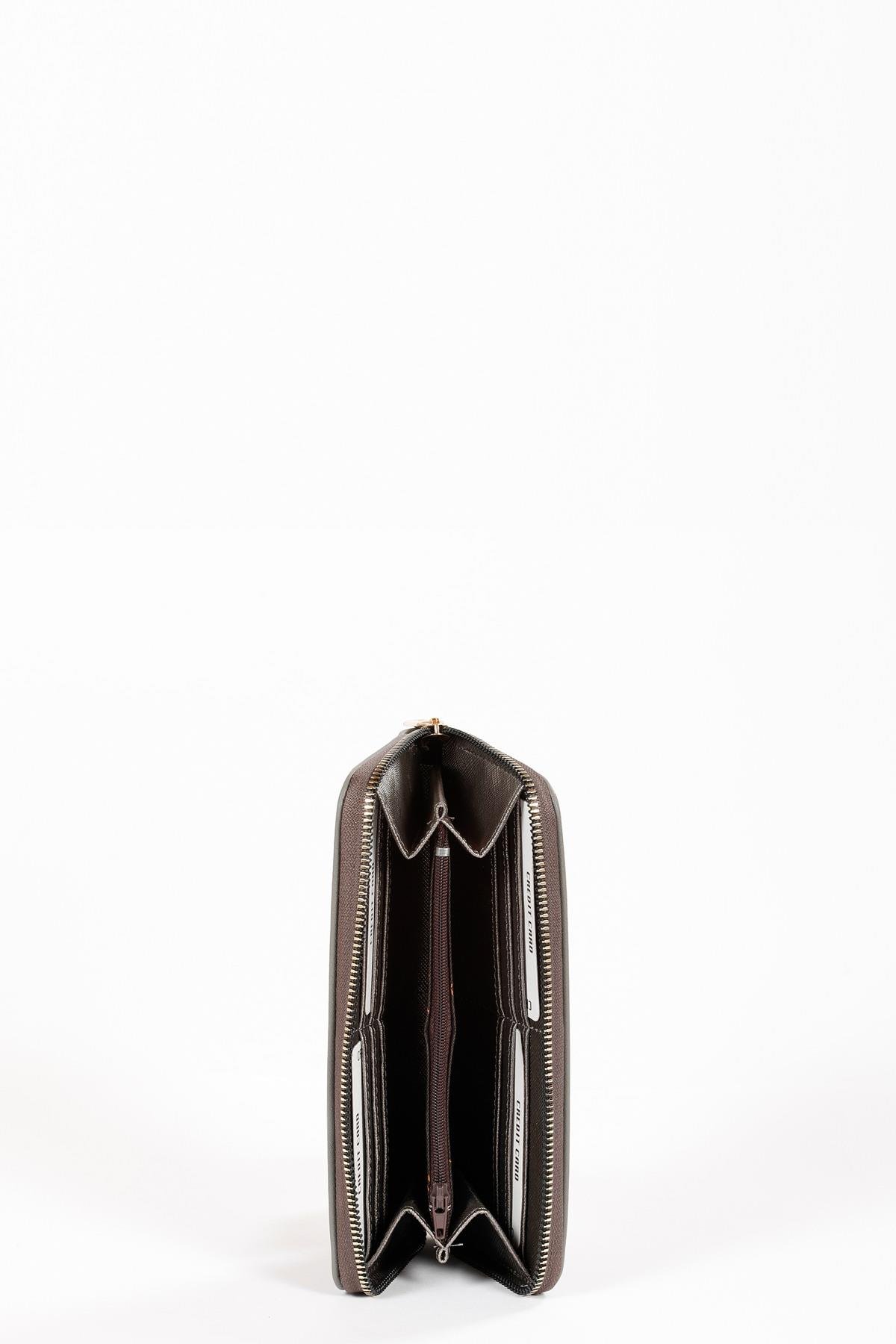 Beyza-BEYZA EL ÇANTASI B130 KOYU GRİ