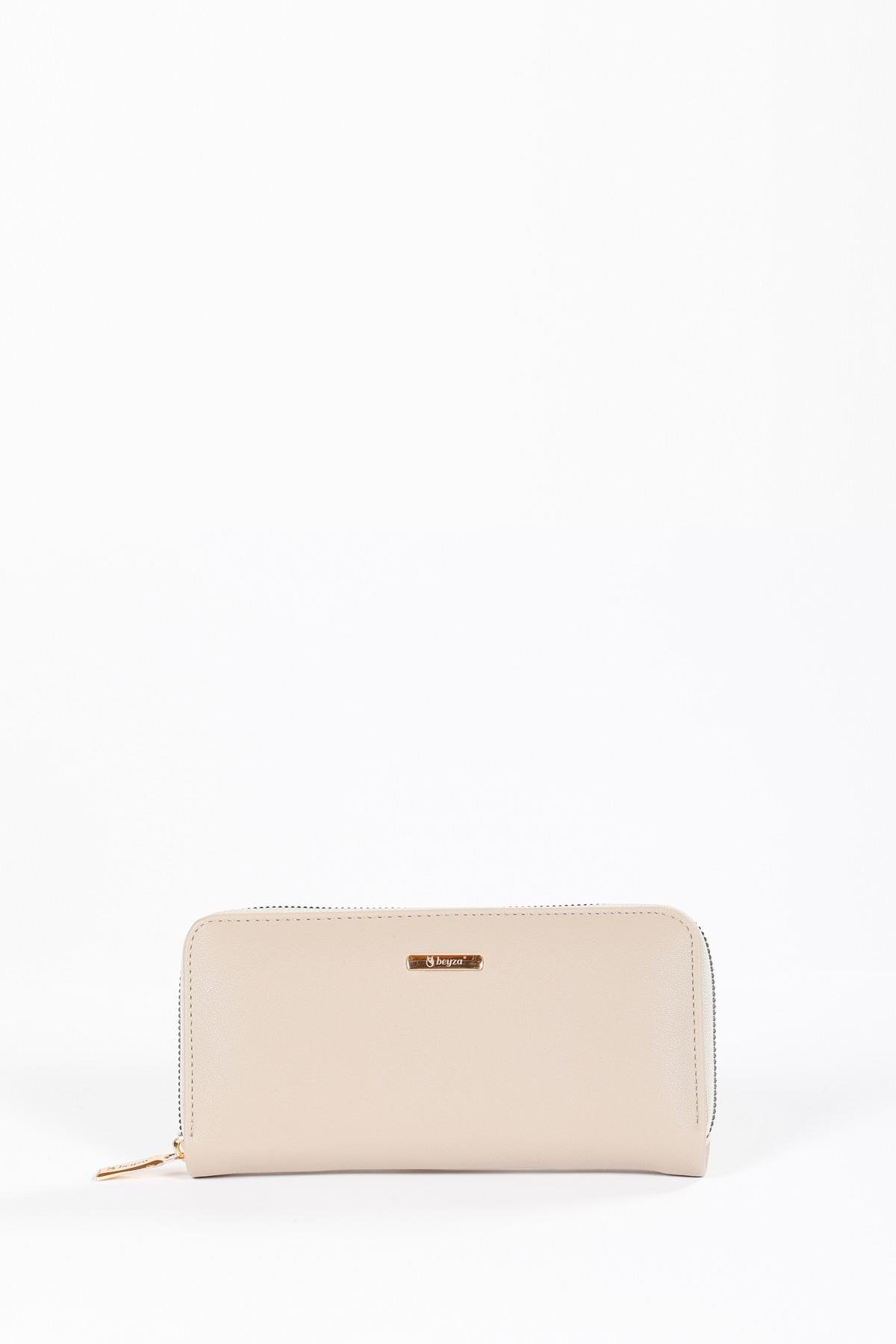 Beyza-BEYZA EL ÇANTASI B130 KOYU BEJ