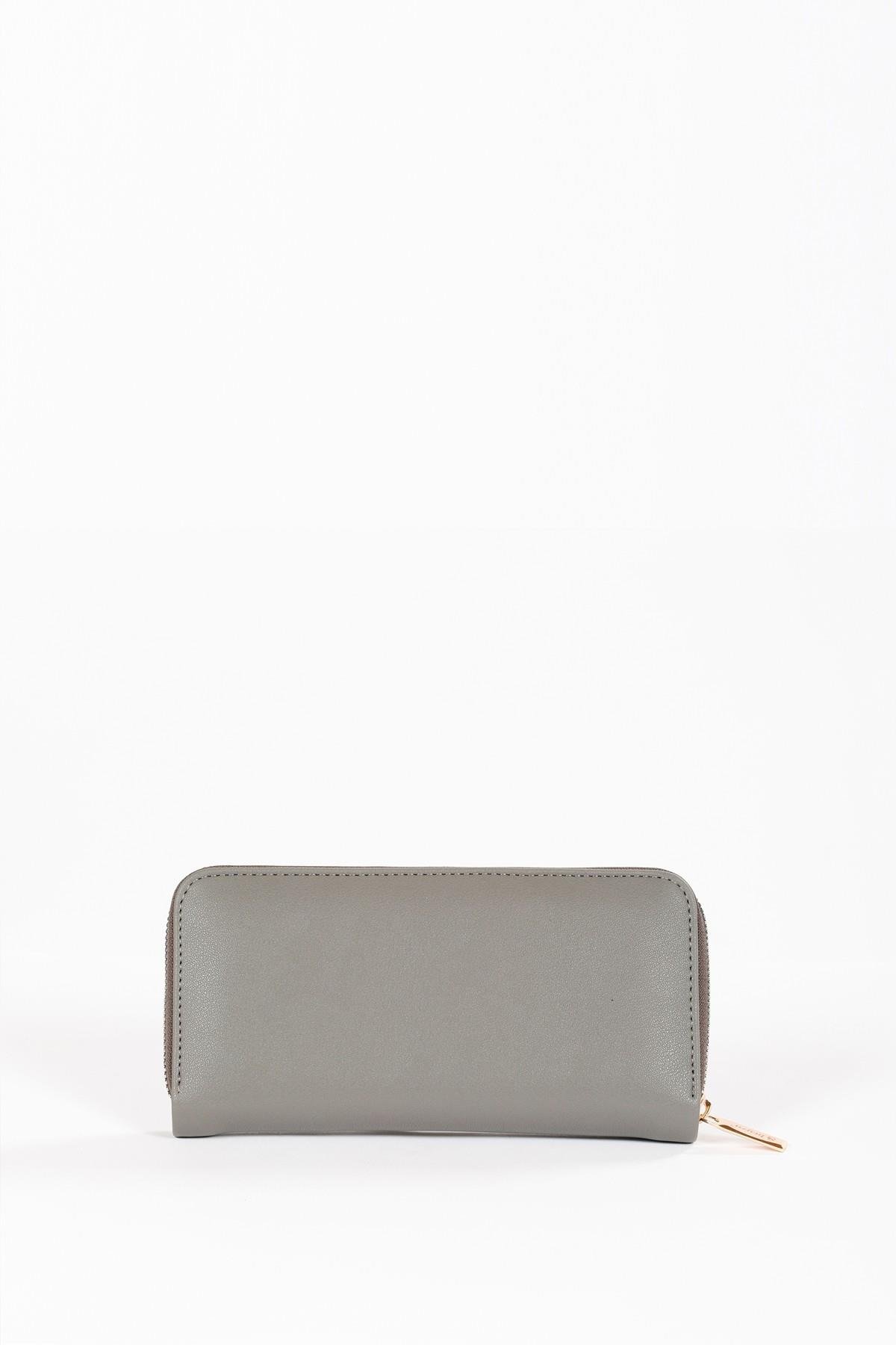 Beyza-BEYZA EL ÇANTASI B130 KOYU GRİ