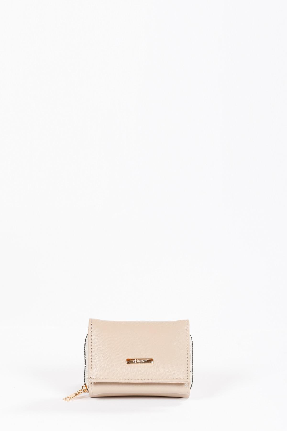 Beyza-BEYZA EL ÇANTASI B170 KOYU BEJ