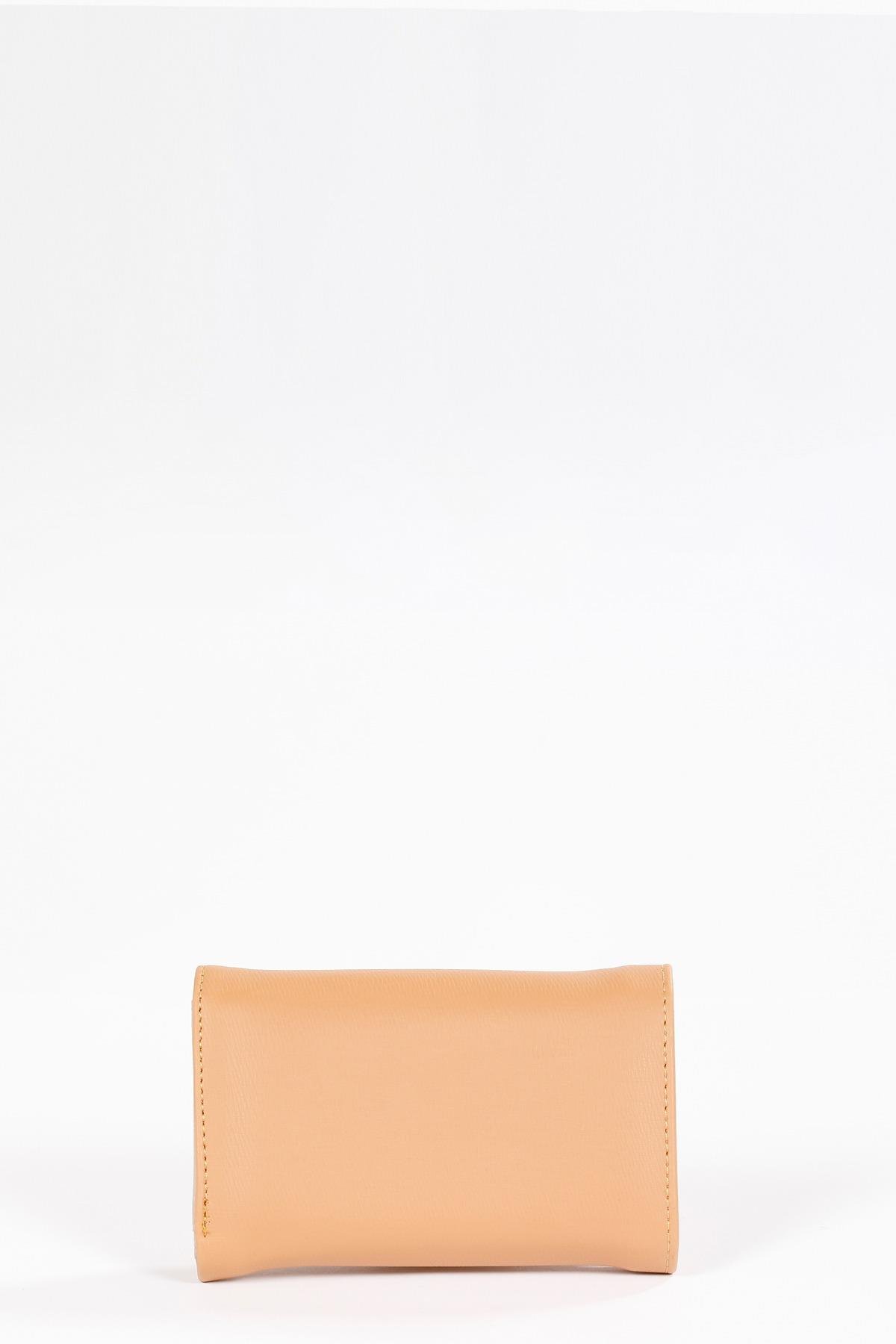 Beyza-BEYZA EL ÇANTASI B220 KOYU BEJ