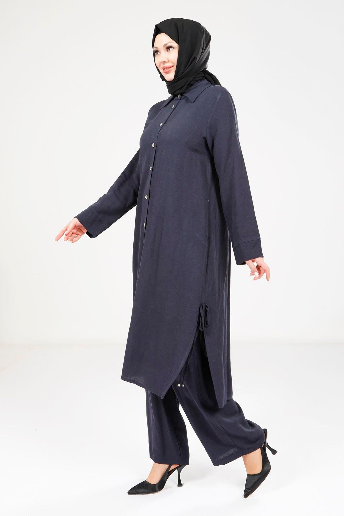 Beyza-9281 TAKIM KETEN LACİVERT