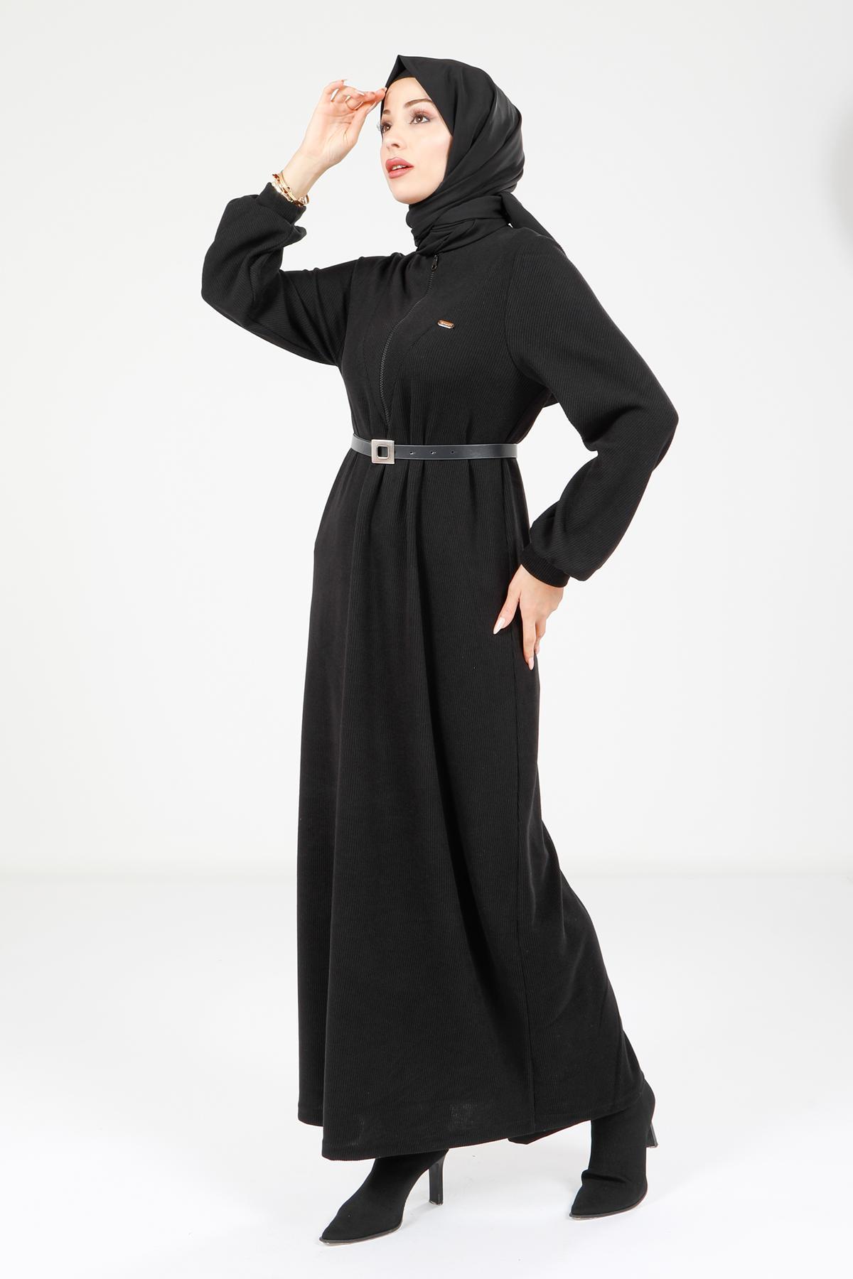 Beyza-9082 ELBİSE SİYAH