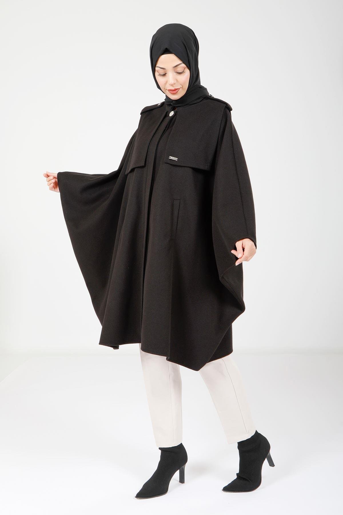 Beyza-9059 PANÇO APOLETLİ SİYAH
