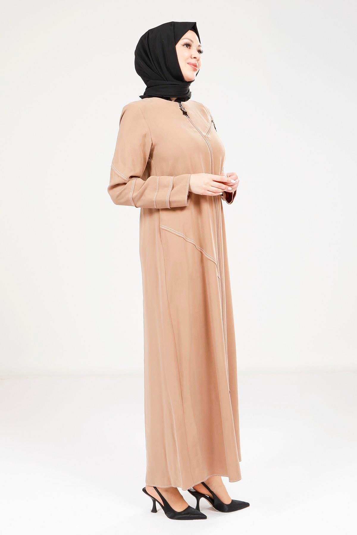 Beyza-9200 FERACE SPOR DİKİŞLİ SÜTLÜ KAHVE