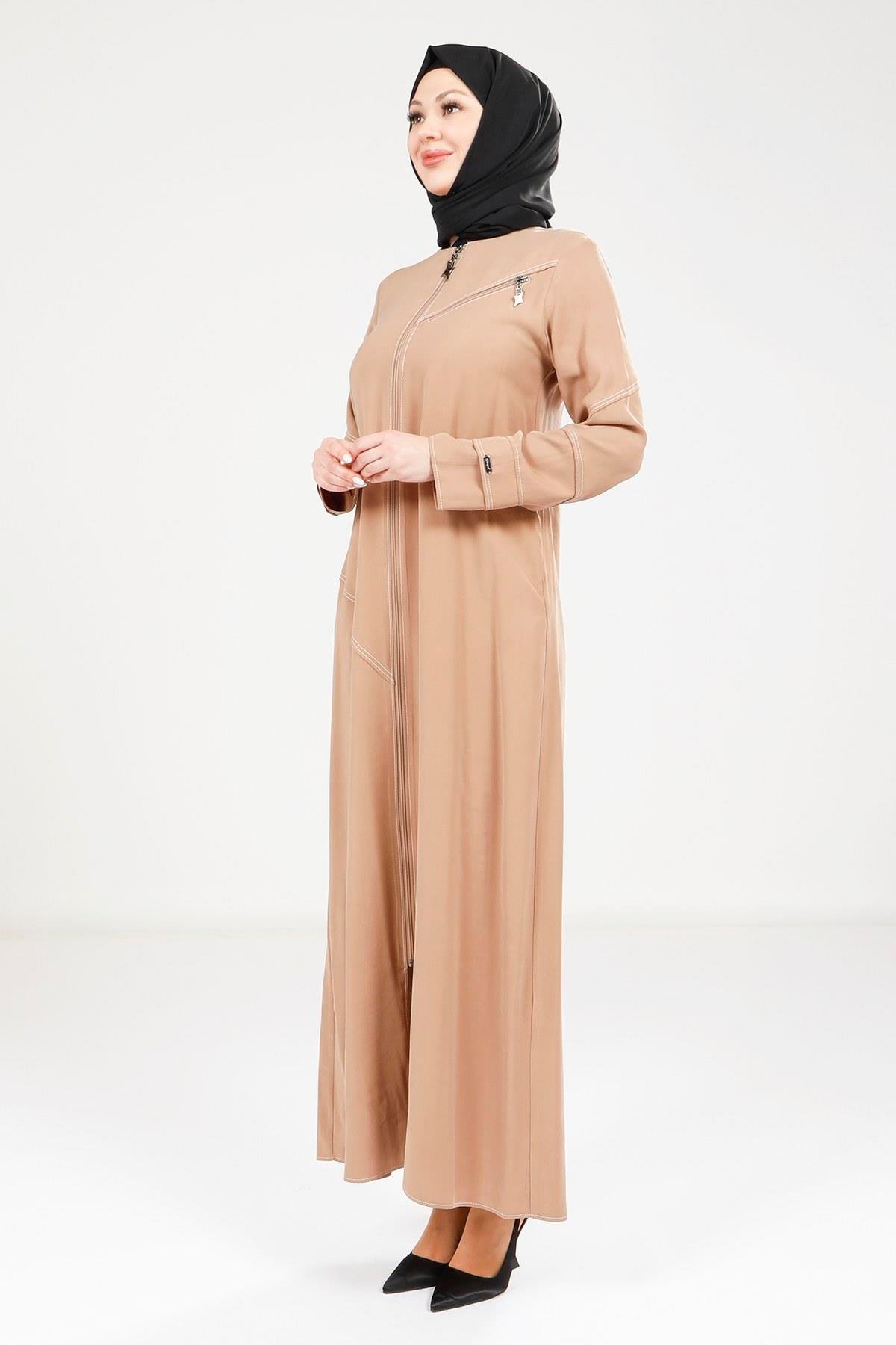 Beyza-9200 FERACE SPOR DİKİŞLİ SÜTLÜ KAHVE