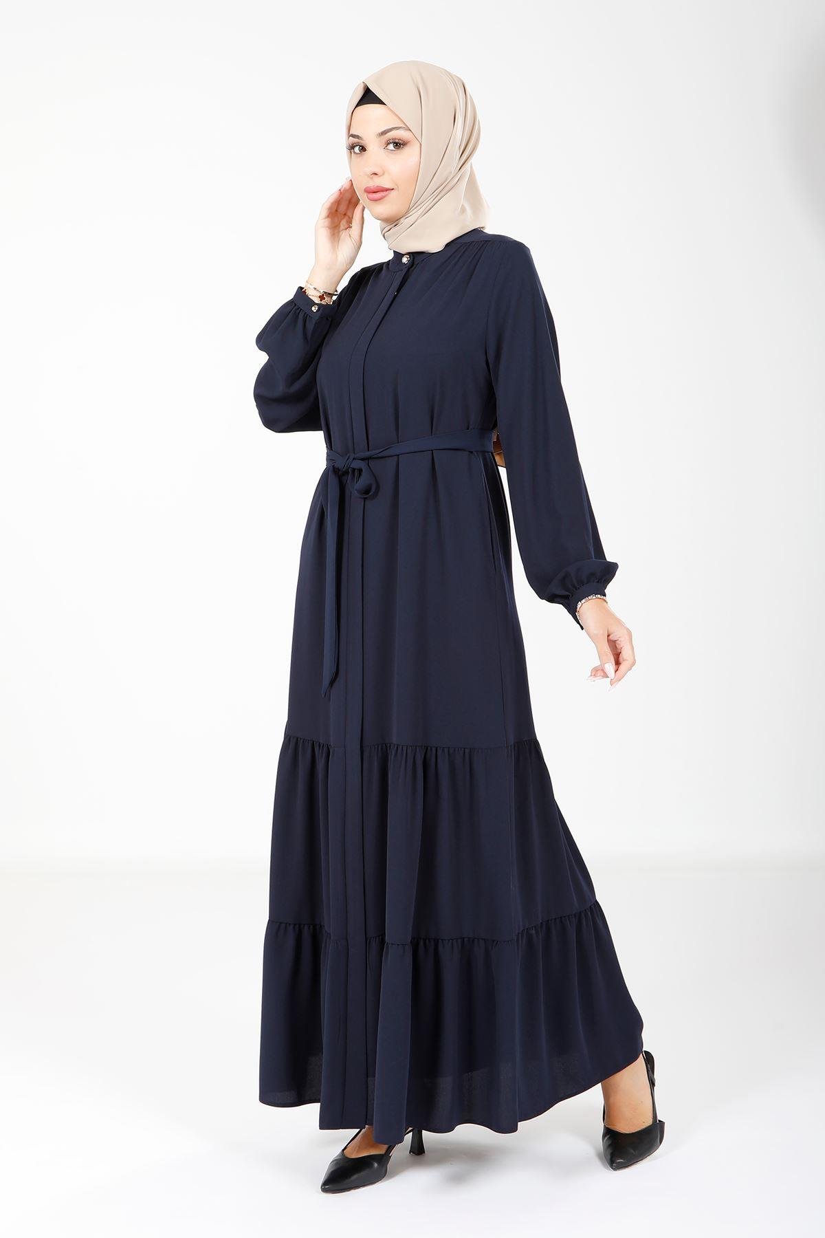 Beyza-TARSUS FERACE LACİVERT SAMARA